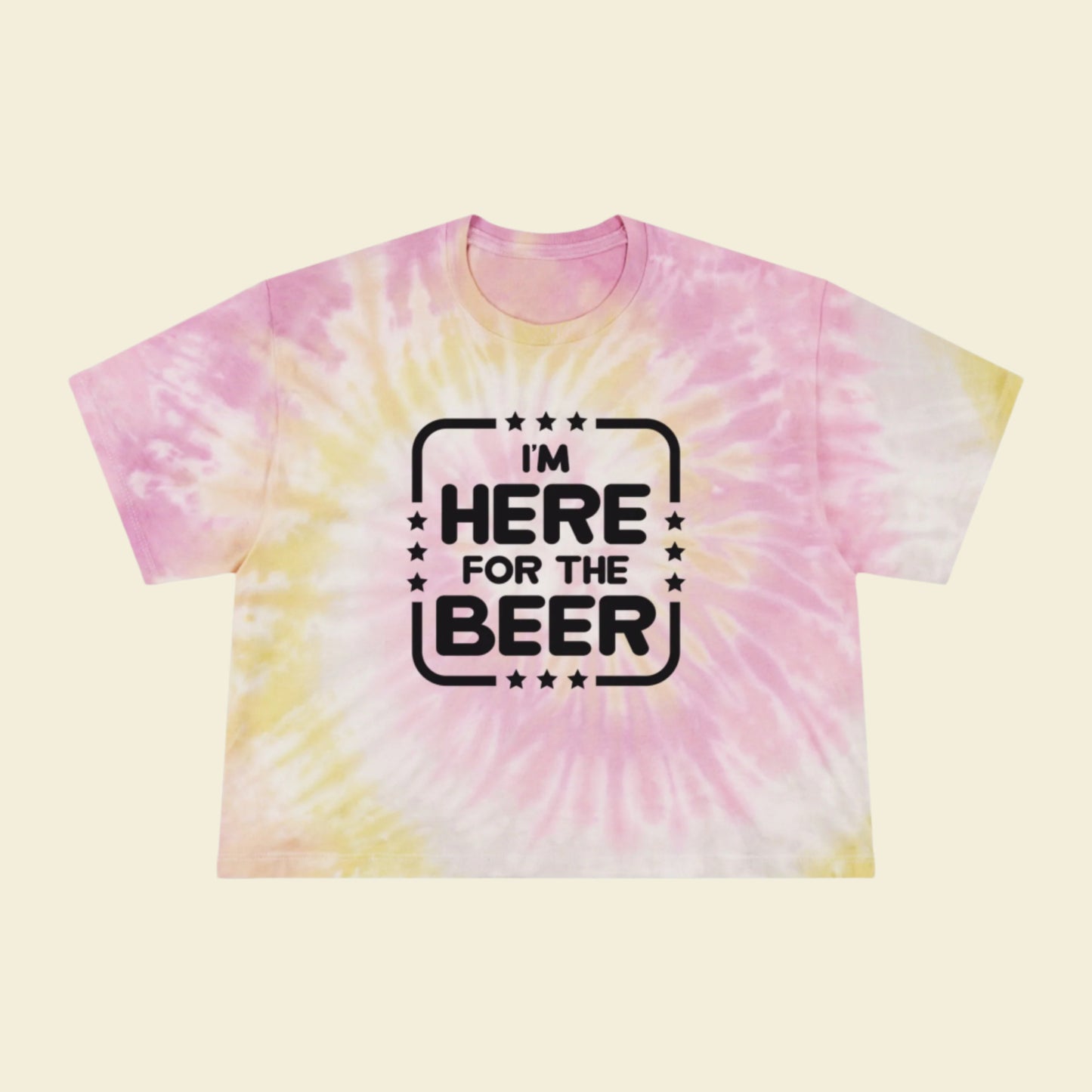 Game Day Soccer Shirt. Women's Tie-Dye Crop Tee football weekend.