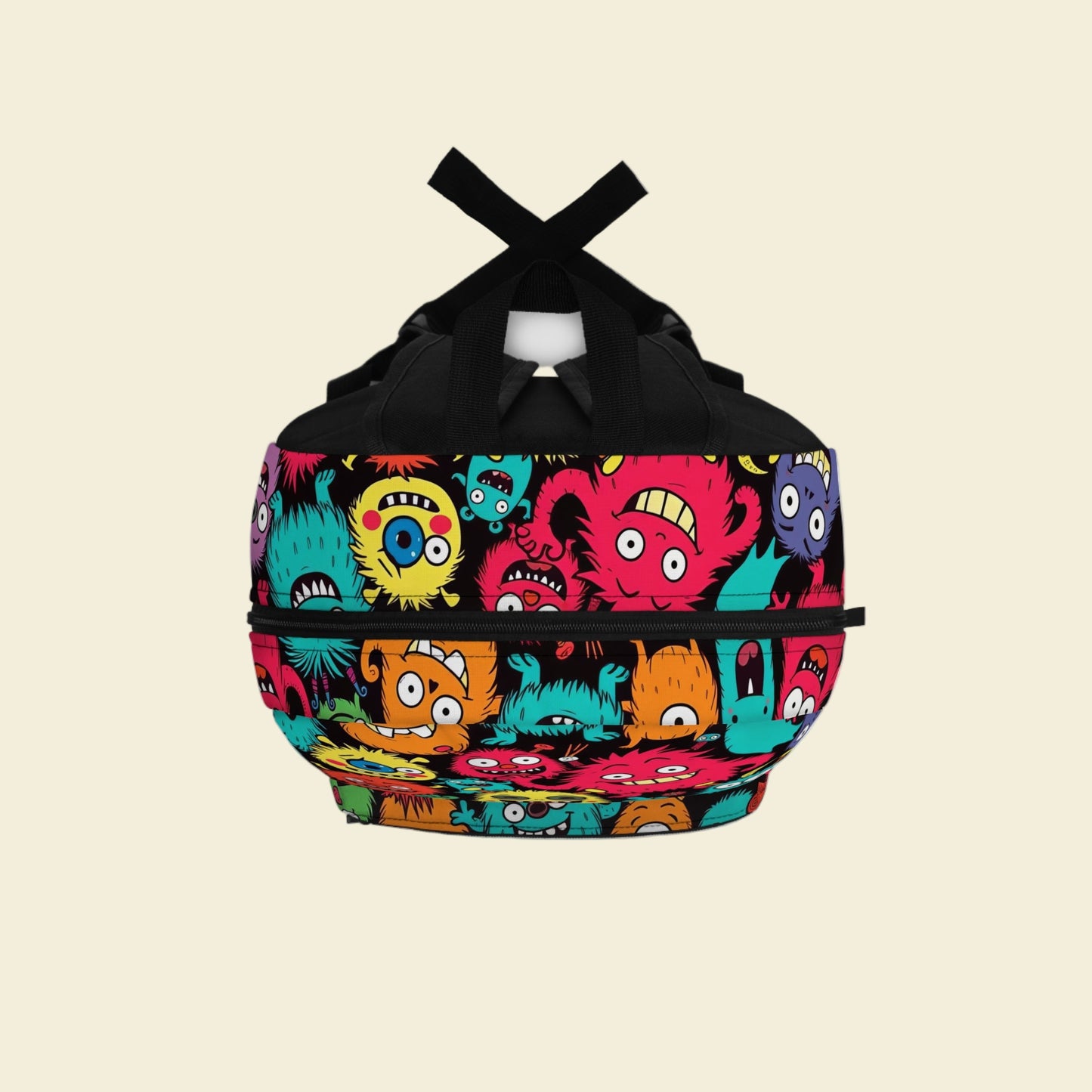 Monster Kids Backpack, Back to School Bag, School Supplies for going back to school. Personalizable Kids Backpack.