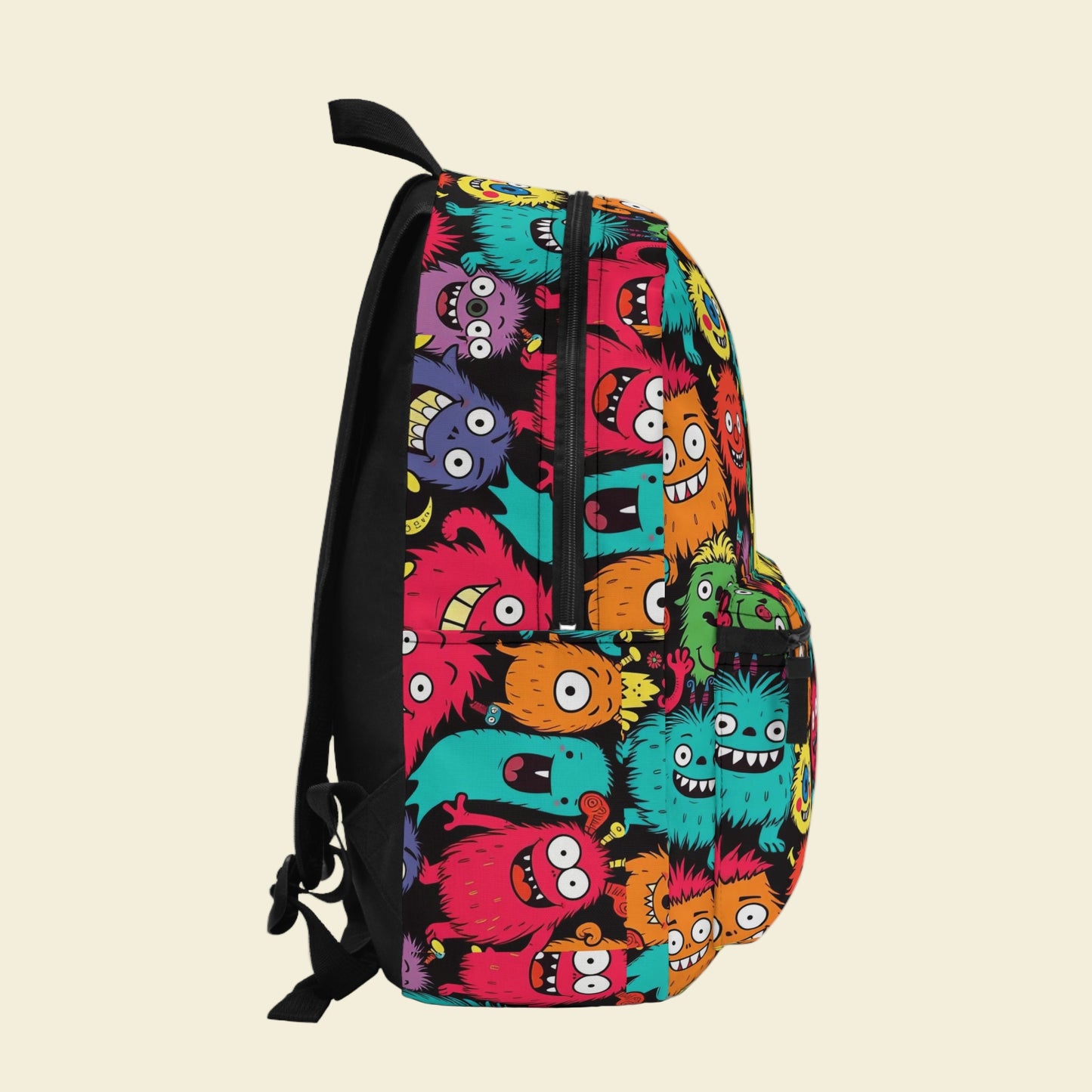 Monster Kids Backpack, Back to School Bag, School Supplies for going back to school. Personalizable Kids Backpack.