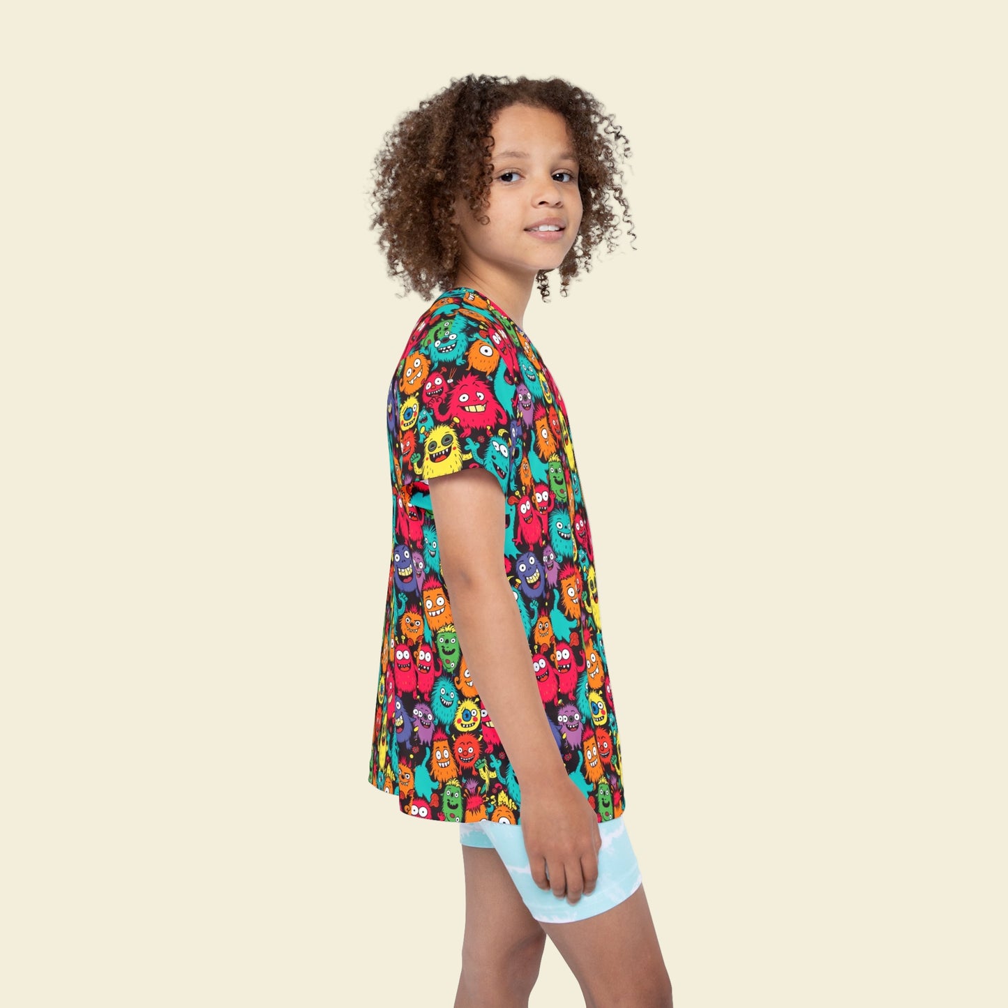 Moisture wicking kids Monster back to school t-shirt for Going back to school 2025, back to school supplies.