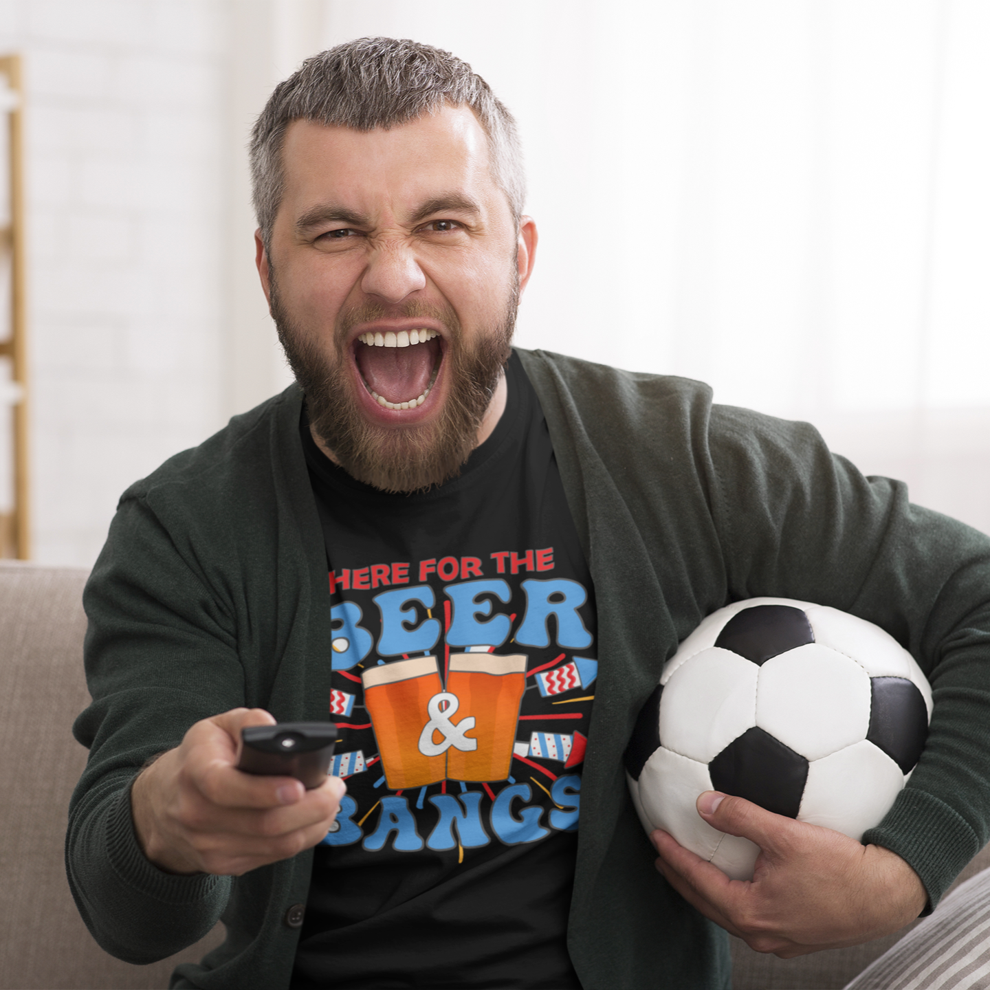 Unisex Soft-Style Game Day T-Shirt | Football & Soccer Fans | Gift Under $30