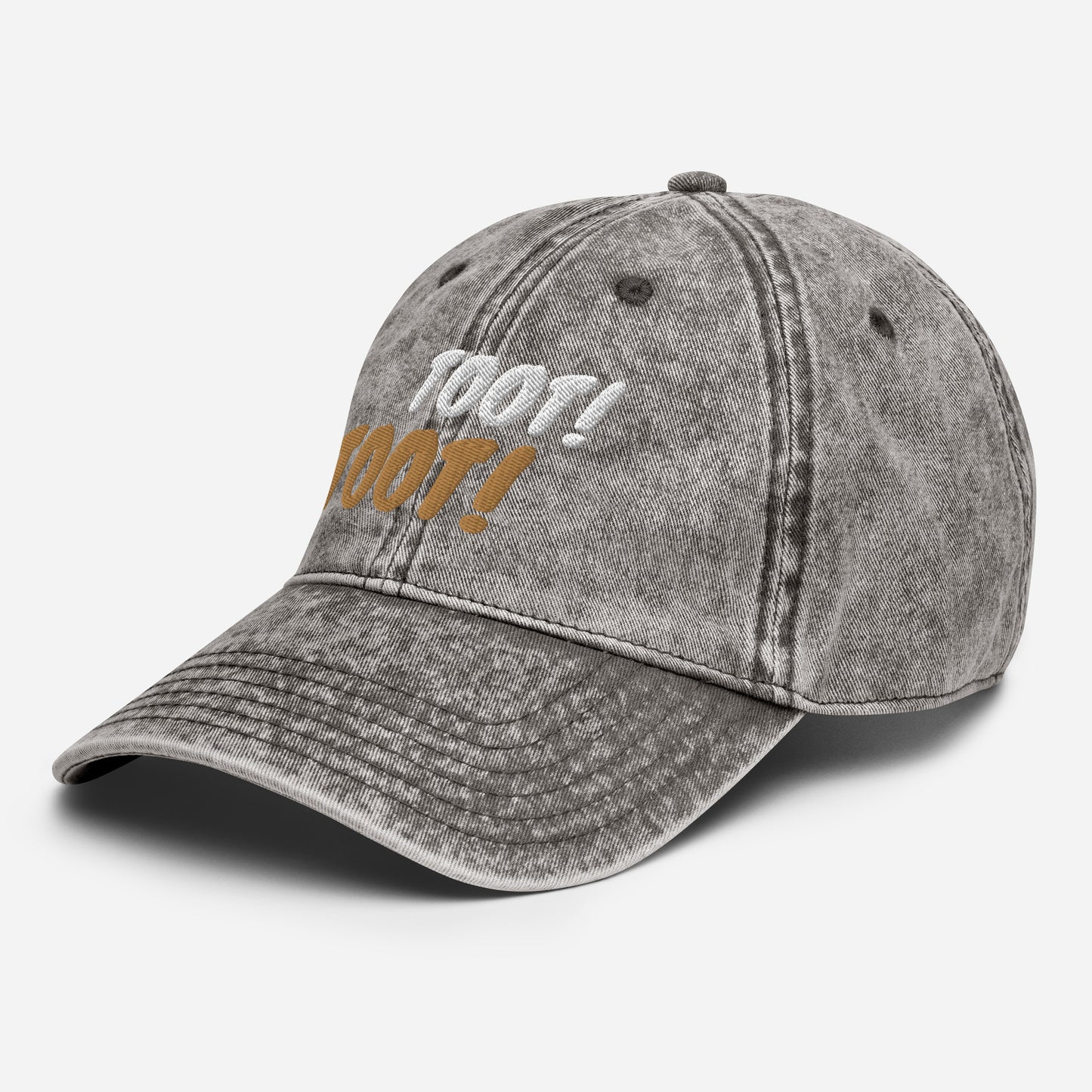Vintage Feel Cotton Twill Train Conductor Cap. Baseball cap designed for train engineers and train enthusiasts.