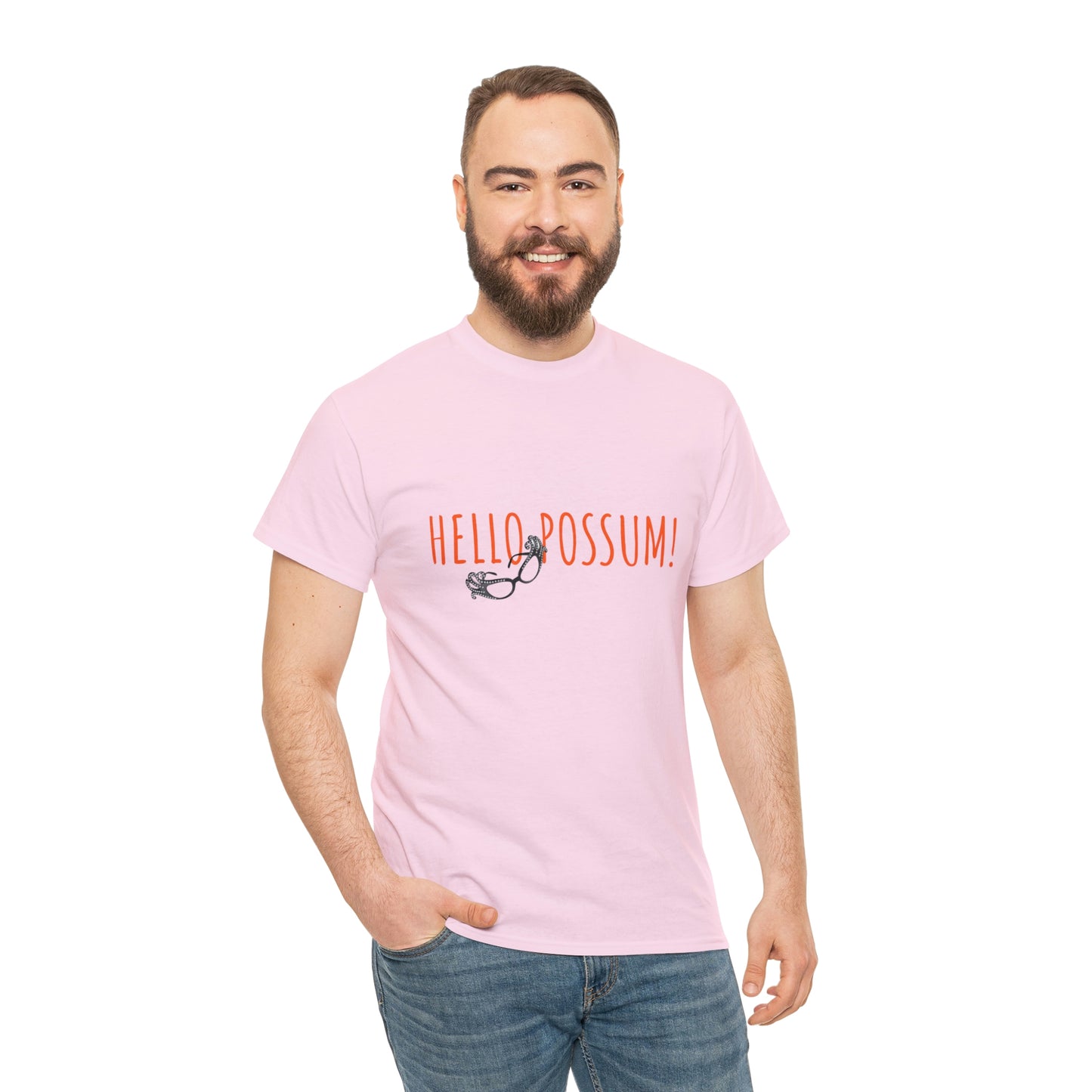 Dame Edna Everage Inspired T Shirt: Hello Possum Tribute cotton shirt