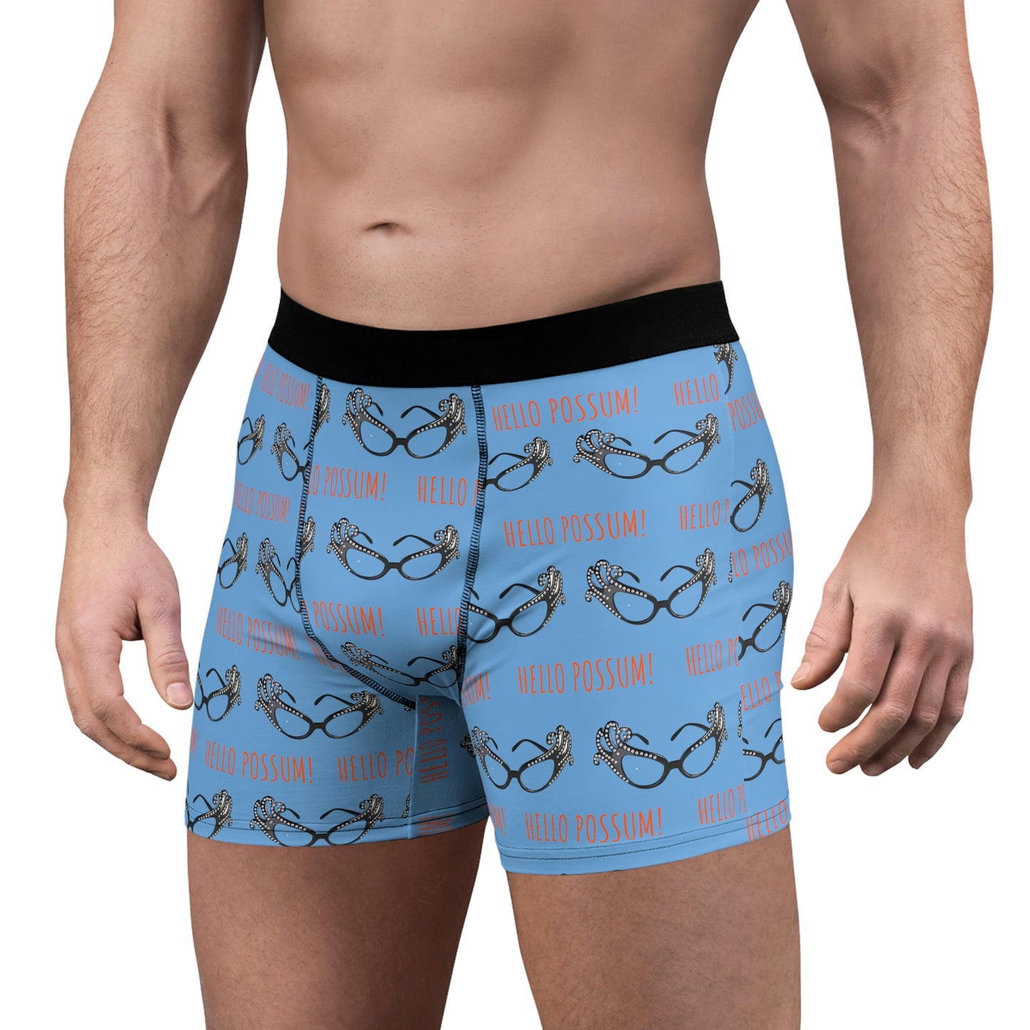 Dame Edna Men's Boxer Briefs. Tribute pair of underwear to the late Barry Humphries, Hello Possum!