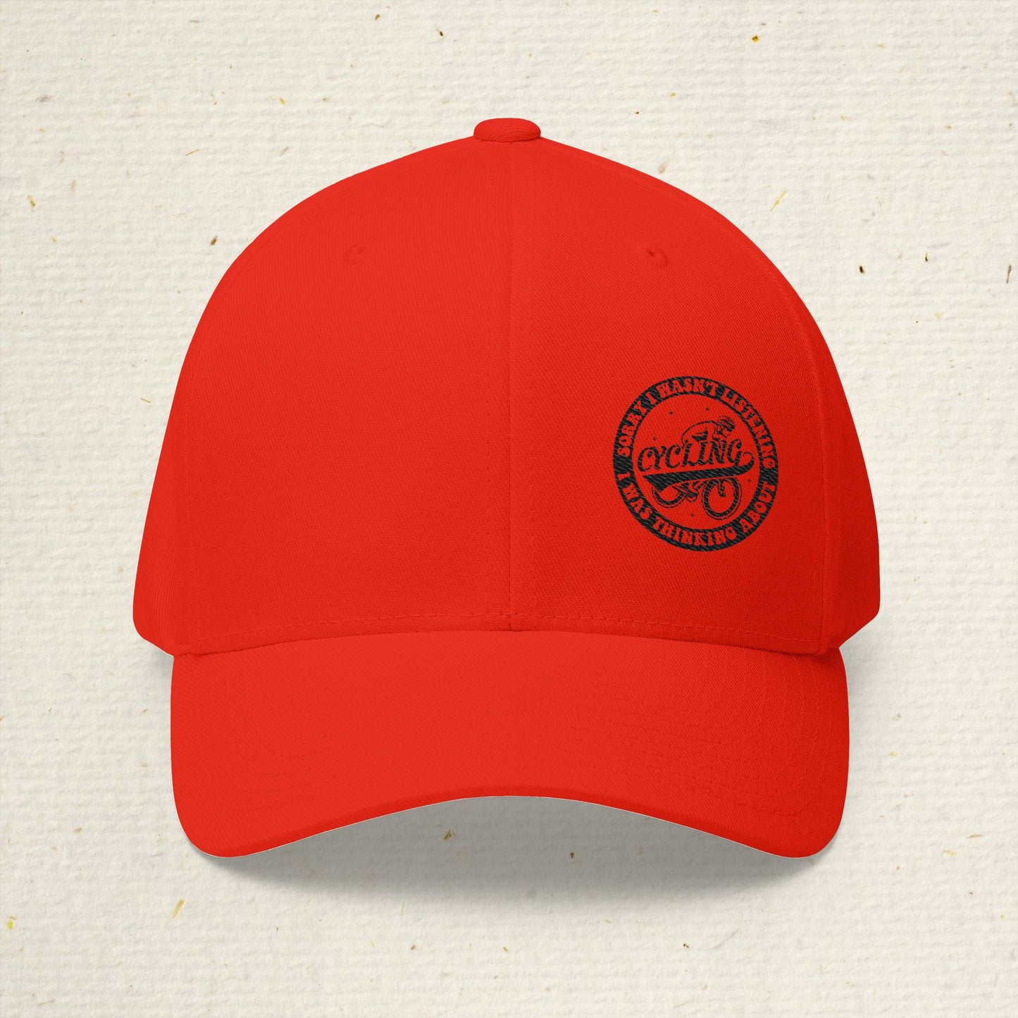 Funny Cycling Cap: Flexfit Cycling Hat for Men & Women | Structured Cycling Cap