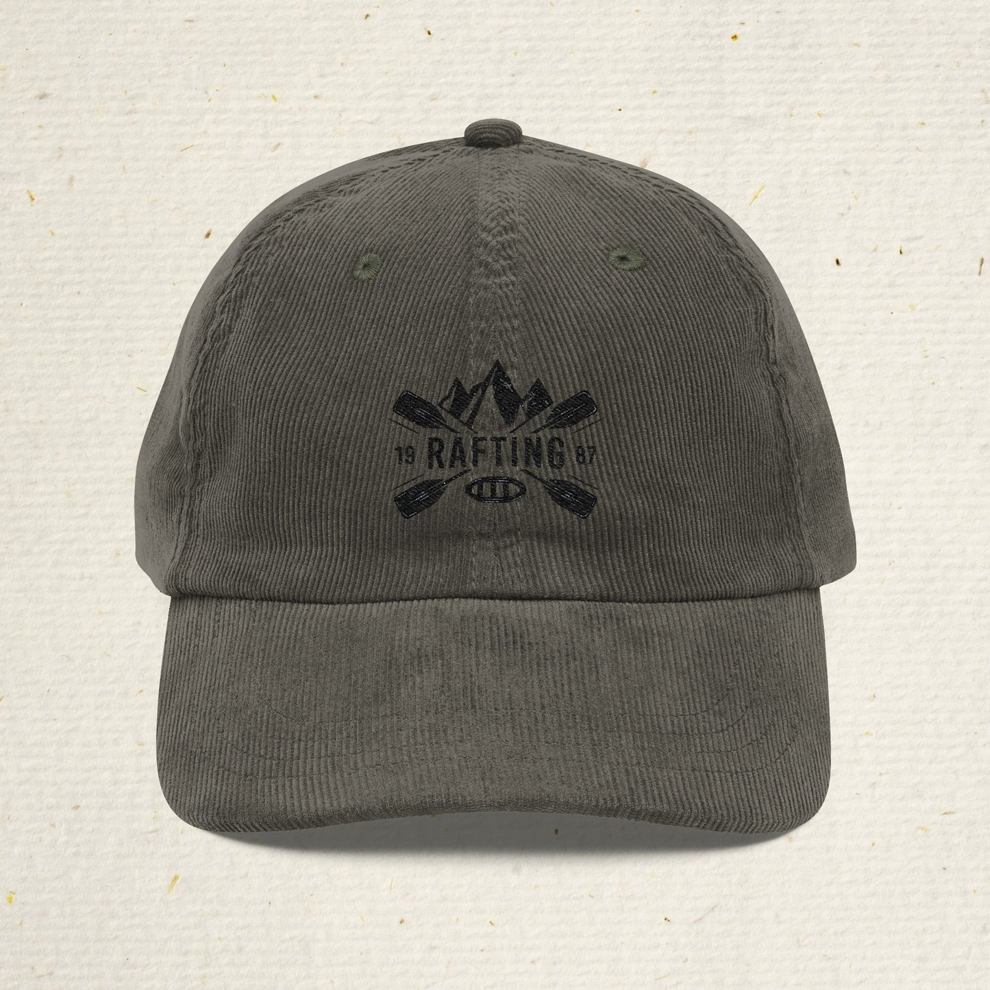 Vintage Style River Rafting Cap | River Raft Embroidered Hat | Outdoor Adventure Low-Profile Rafting Hat