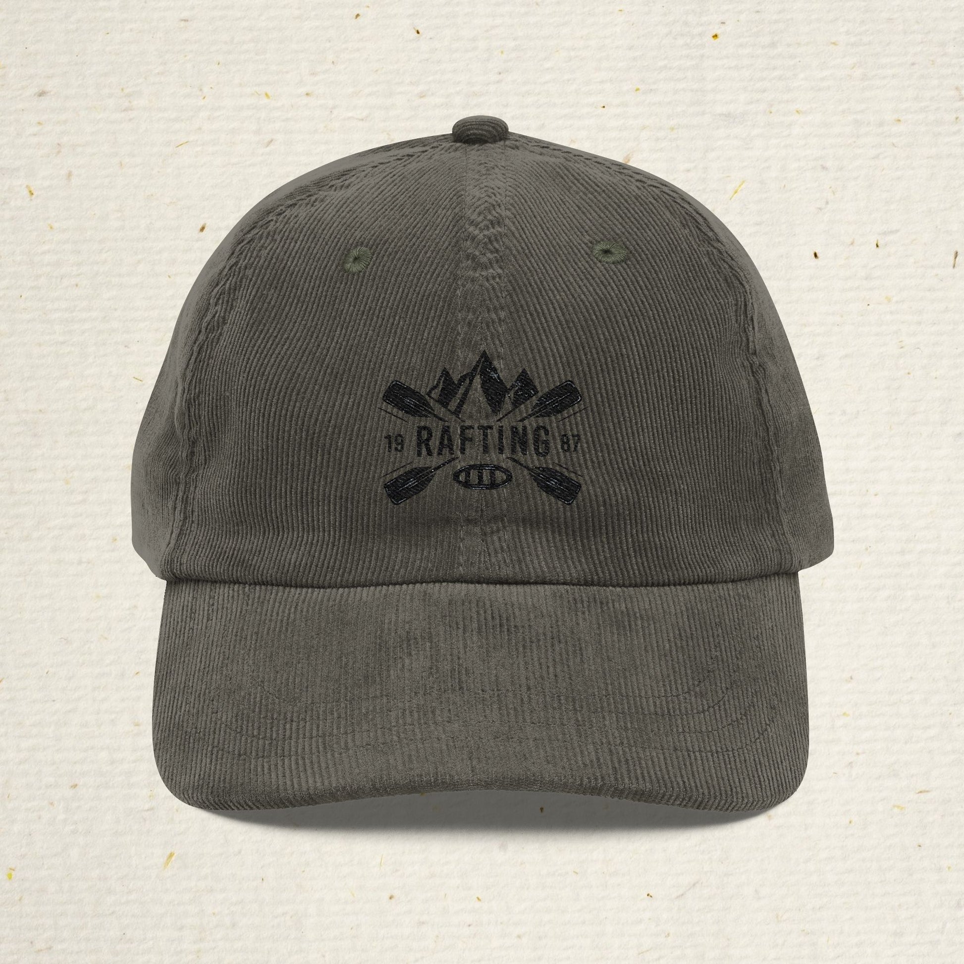 Vintage Style River Rafting Cap | River Raft Embroidered Hat | Outdoor Adventure Low-Profile Rafting Hat