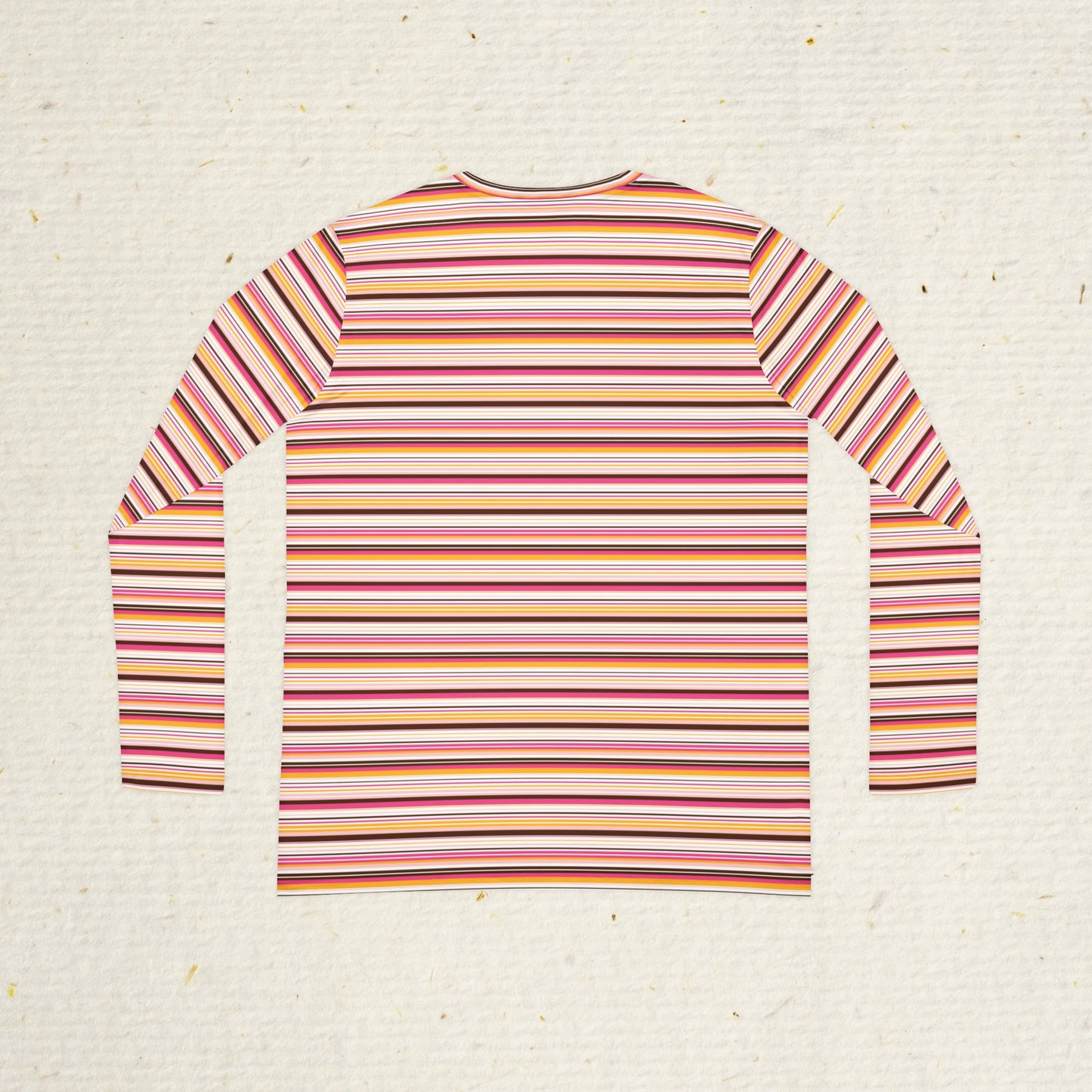 Women’s Retro Stripe V-Neck Long Sleeve Top | Vintage Inspired Lightweight Knit Shirt