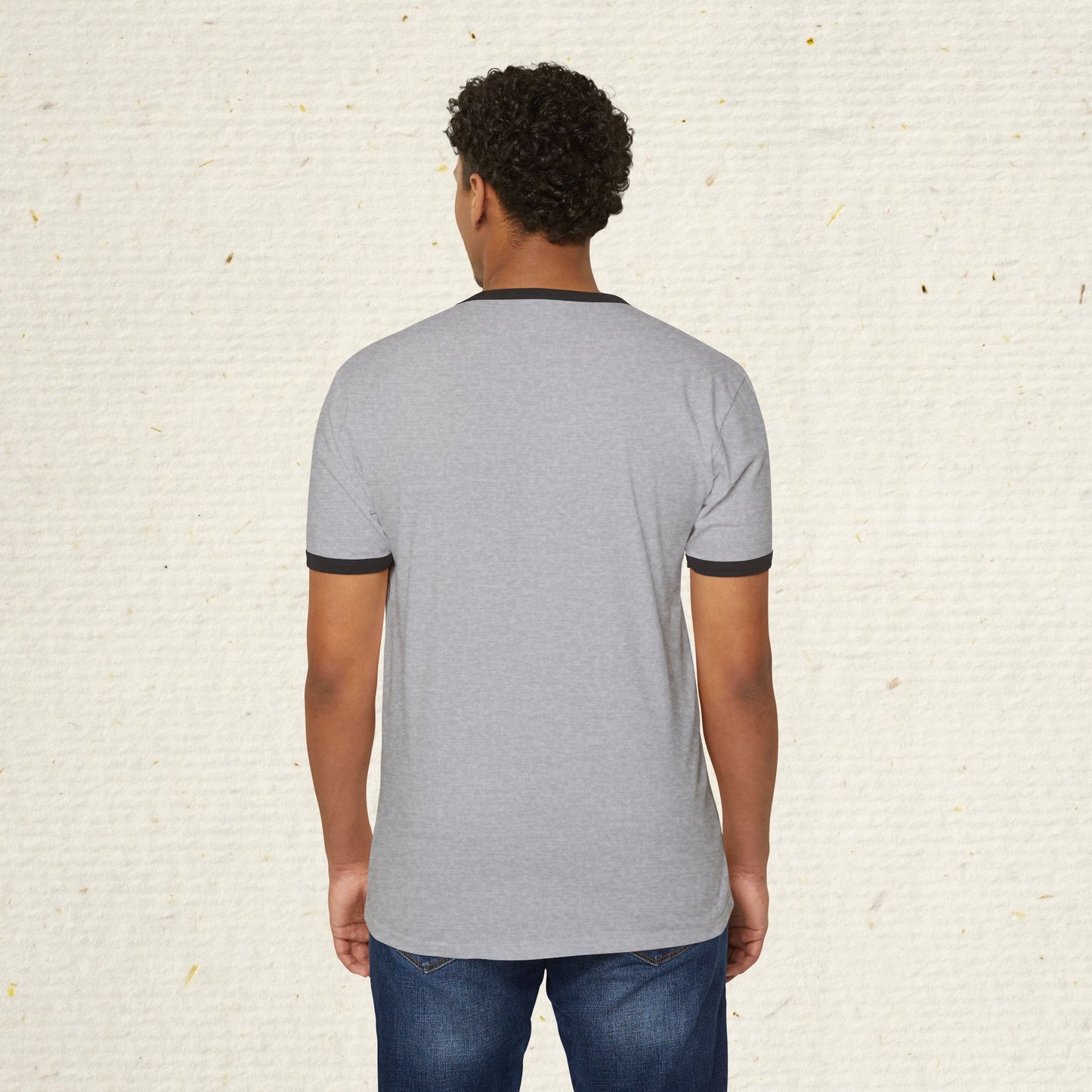 Retro Cycling Ringer T-Shirt: Vintage Cyclist Graphic Tee | Funny Cycling Shirt | Soft Cotton Bike Ride Apparel