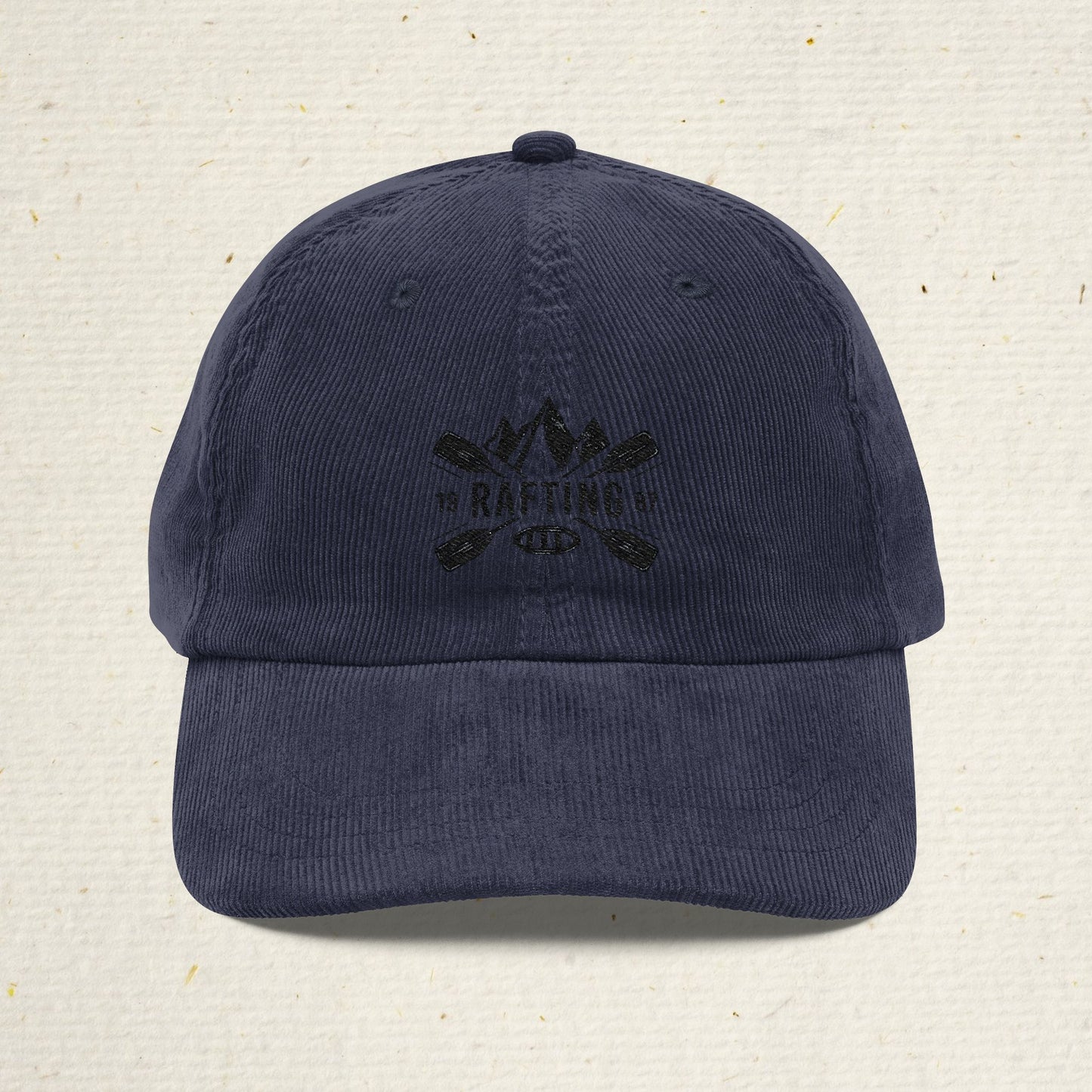 Vintage Style River Rafting Cap | River Raft Embroidered Hat | Outdoor Adventure Low-Profile Rafting Hat