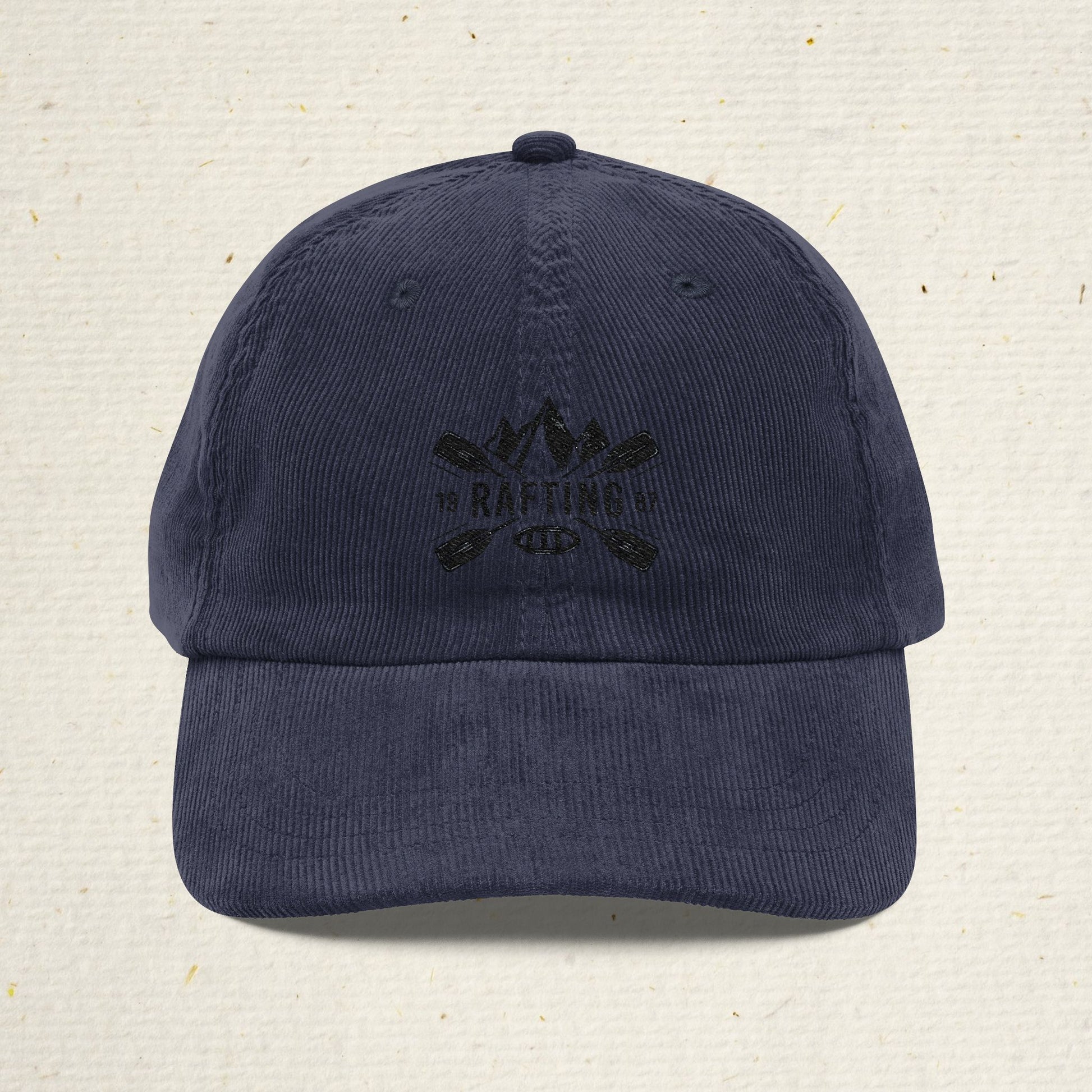 Vintage Style River Rafting Cap | River Raft Embroidered Hat | Outdoor Adventure Low-Profile Rafting Hat