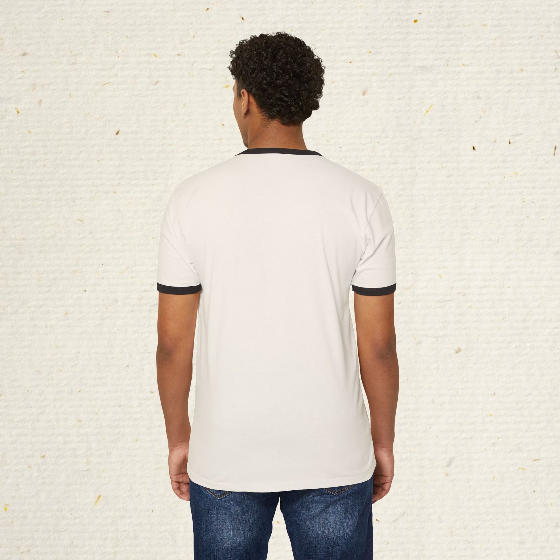 Retro Rafting Ringer T-Shirt | Vintage River Raft Graphic Tee | Lightweight Outdoor Adventure Shirt for Rafters