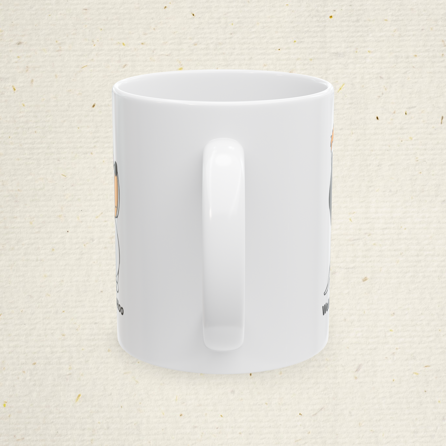 Droopy Dog Coffee Mug: Vintage Cartoon Ceramic Cup 11oz & 15oz | Dishwasher & Microwave Safe