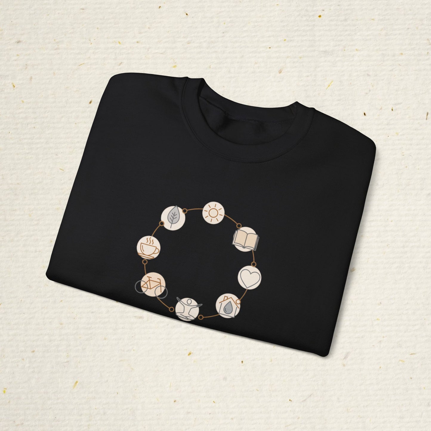 Minimalist aesthetic sweatshirt outfit styling