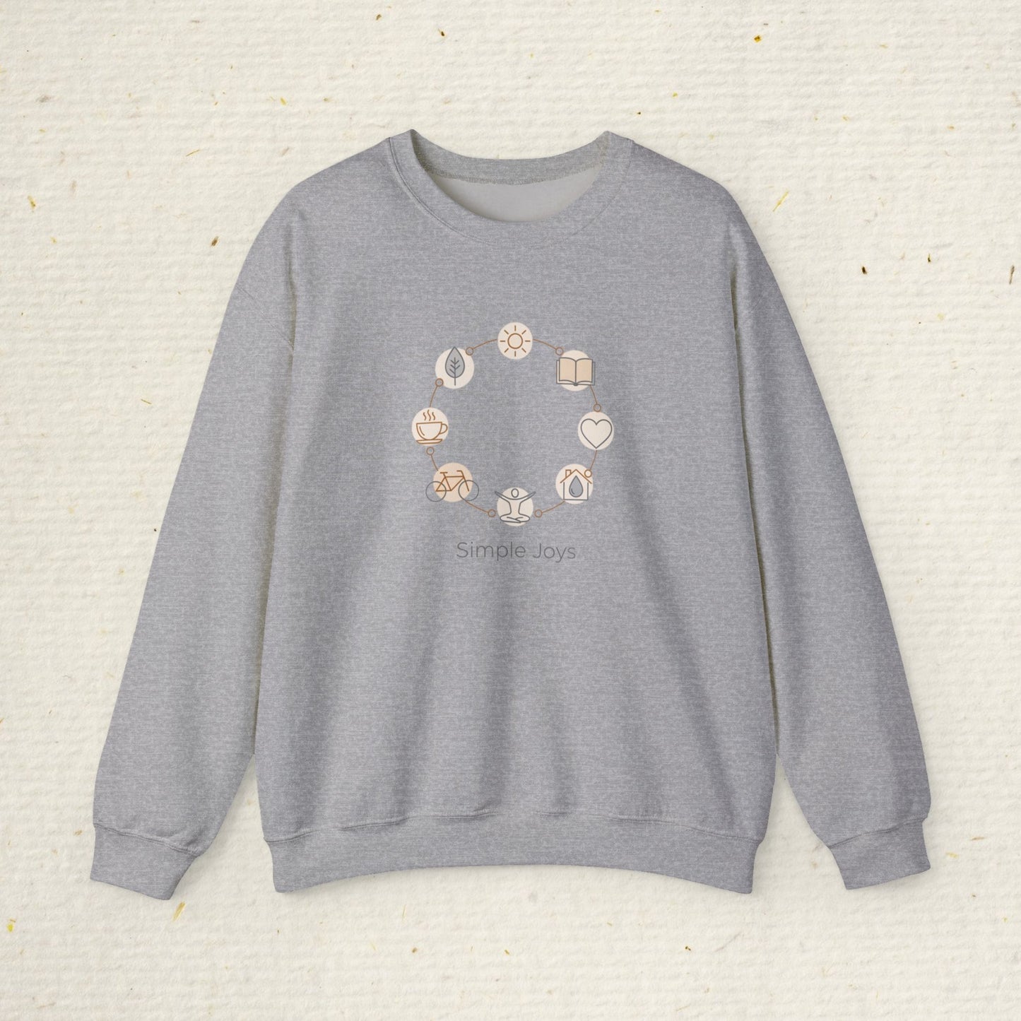 Line art crewneck Scandi aesthetic jumper
