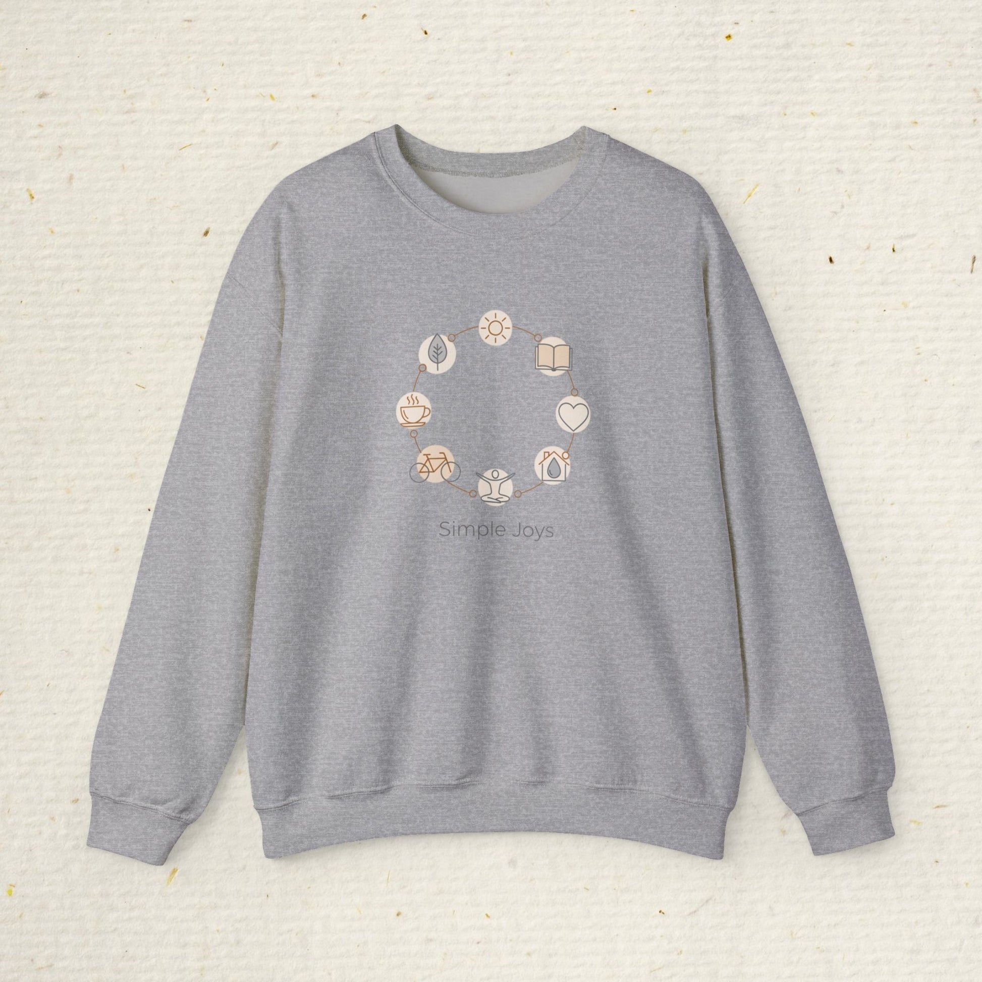 Line art crewneck Scandi aesthetic jumper