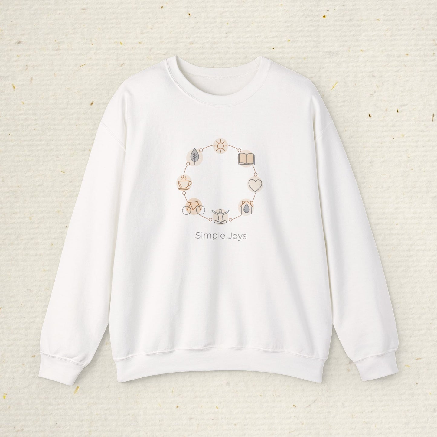 Line art crewneck Scandi aesthetic jumper