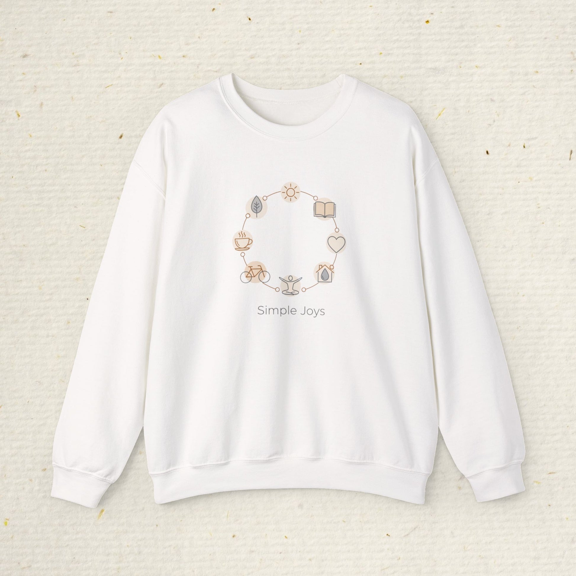 Line art crewneck Scandi aesthetic jumper