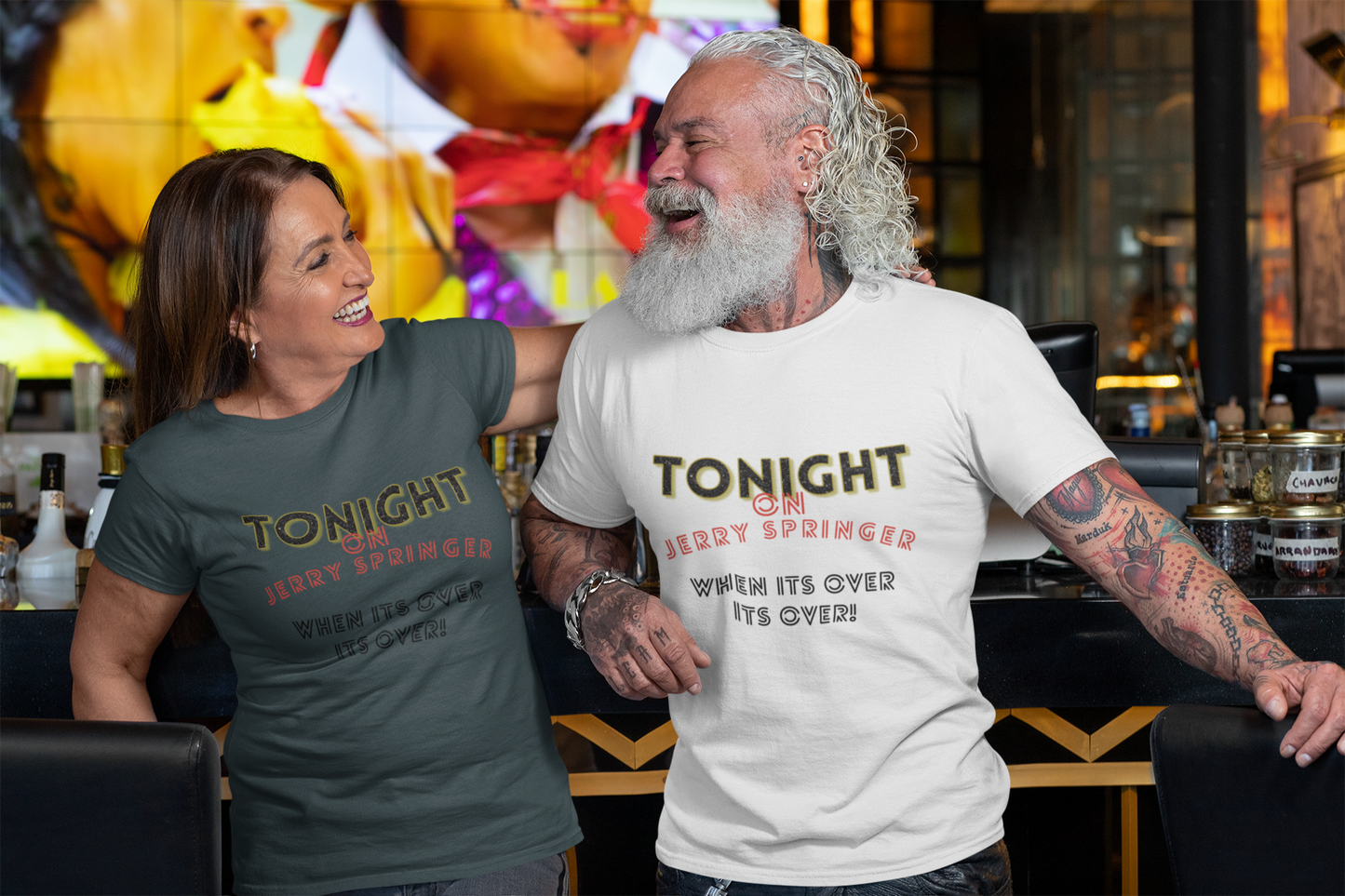 Gildan Softstyle Jerry Springer Show inspired T-Shirt. Unisex Cotton Crewneck Tee. 