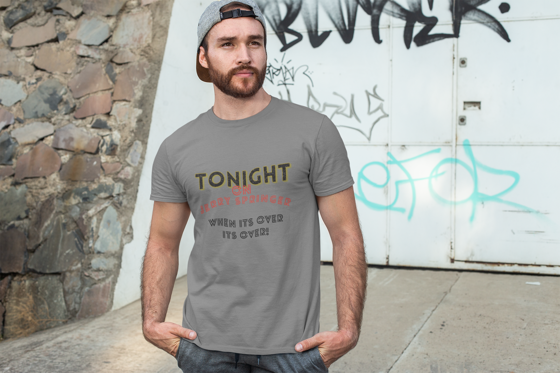 Gildan Softstyle Jerry Springer Show inspired T-Shirt. Unisex Cotton Crewneck Tee. 
