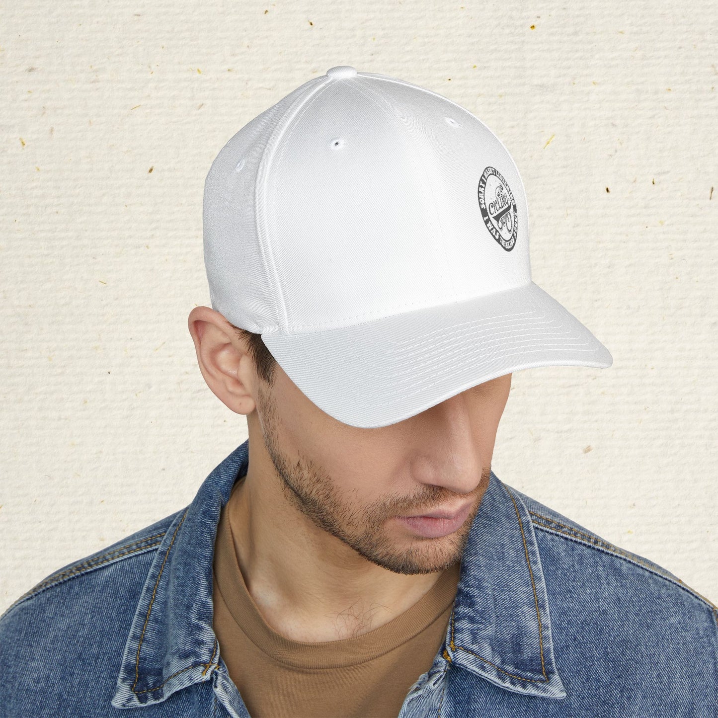 Funny Cycling Cap: Flexfit Cycling Hat for Men & Women | Structured Cycling Cap