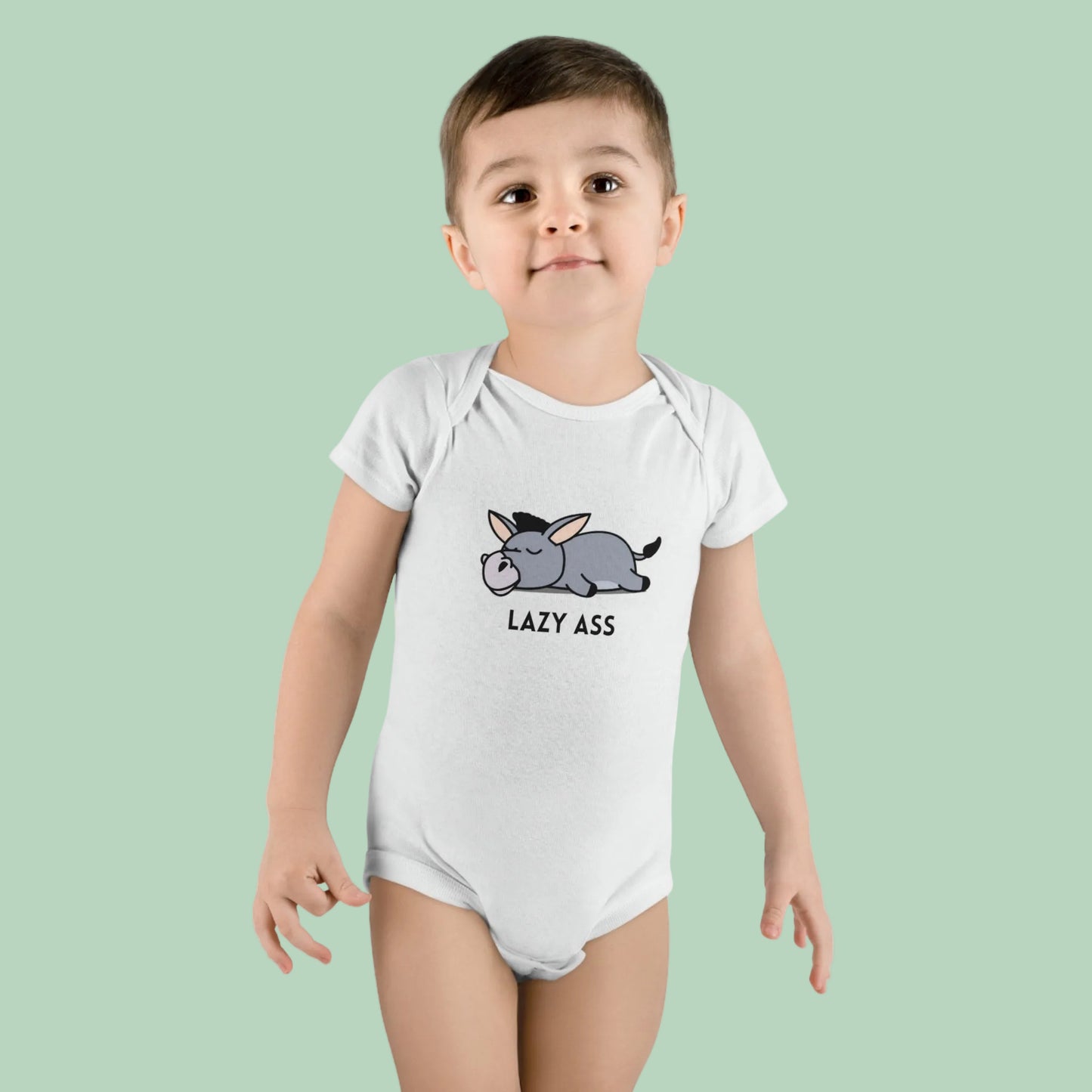 cute baby outfit donkey themed