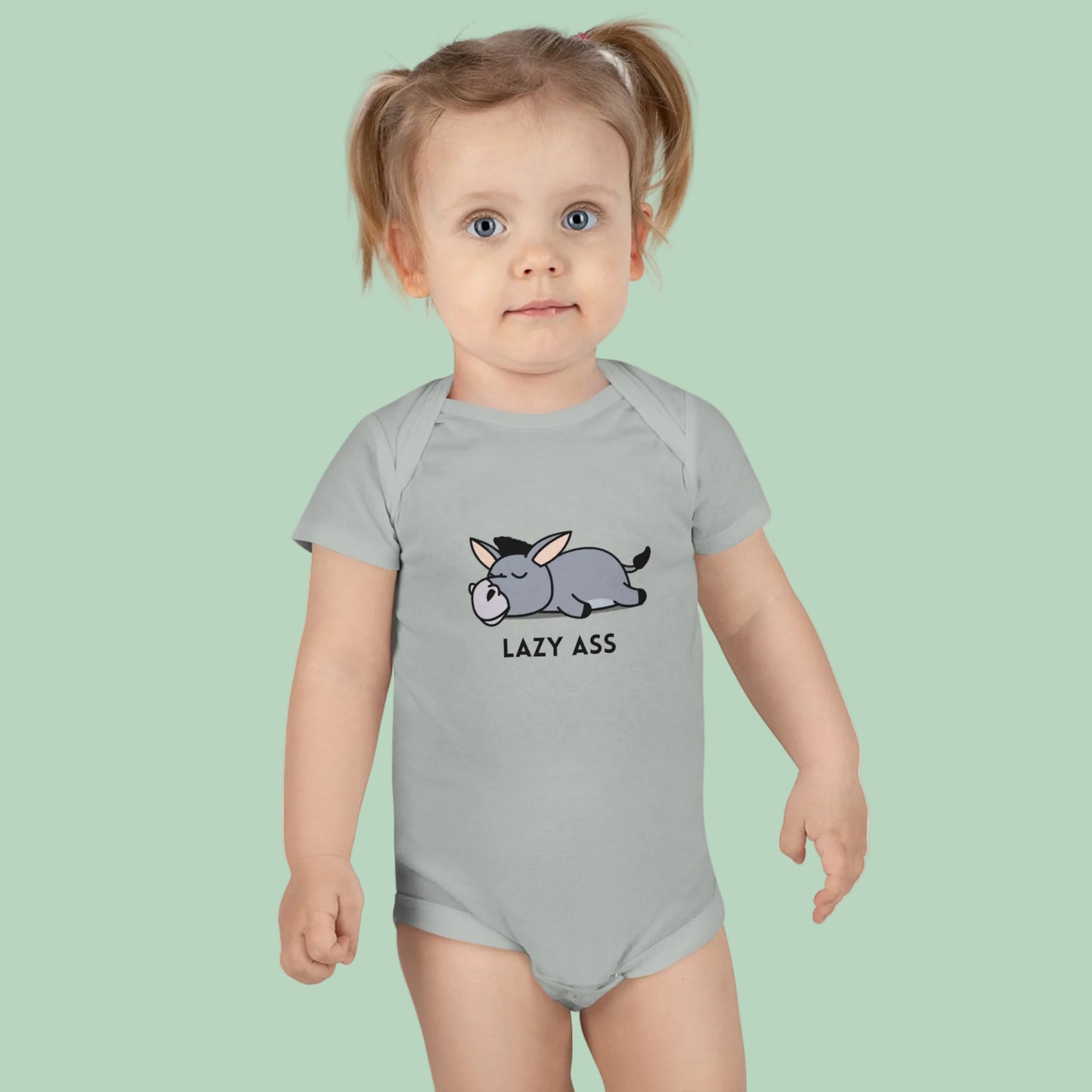 baby donkey bodysuit soft cotton
