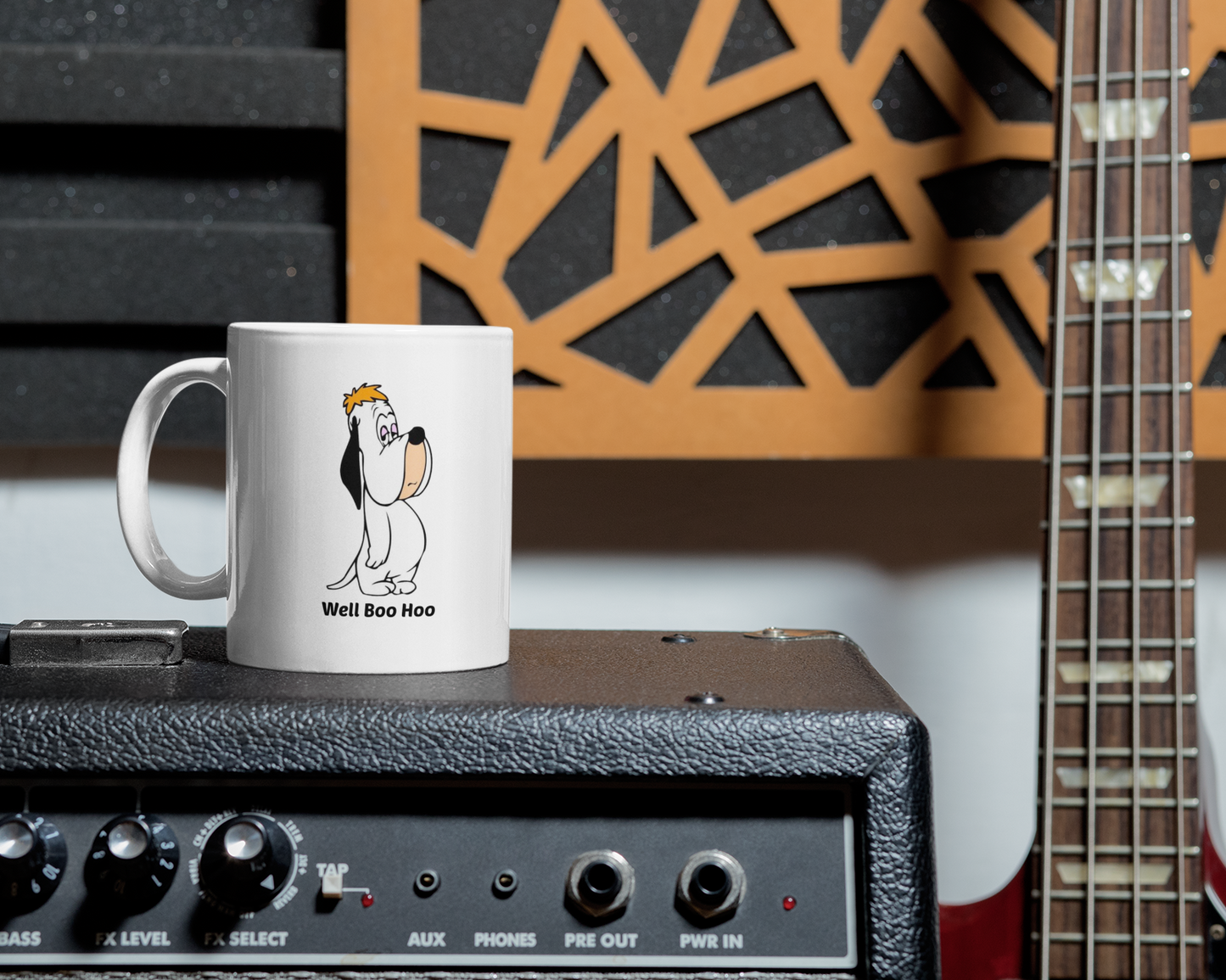 Droopy Dog Coffee Mug: Vintage Cartoon Ceramic Cup 11oz & 15oz | Dishwasher & Microwave Safe