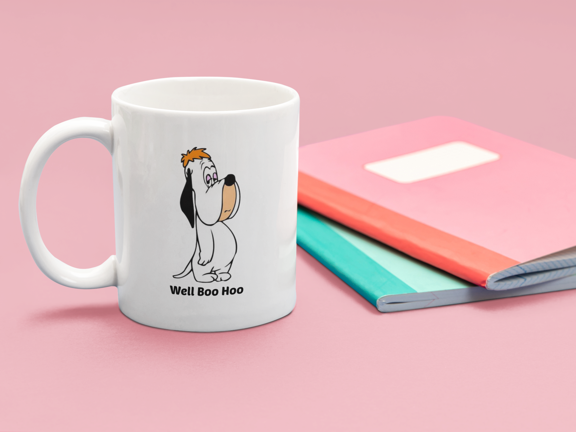 Droopy Dog Coffee Mug: Vintage Cartoon Ceramic Cup 11oz & 15oz | Dishwasher & Microwave Safe