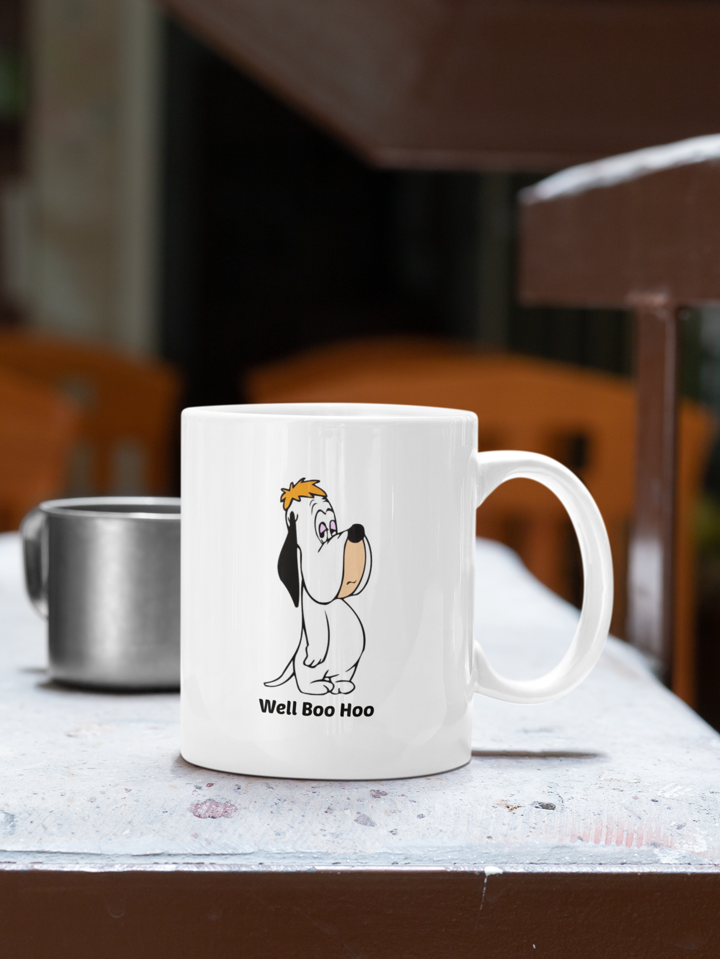 Droopy Dog Coffee Mug: Vintage Cartoon Ceramic Cup 11oz & 15oz | Dishwasher & Microwave Safe