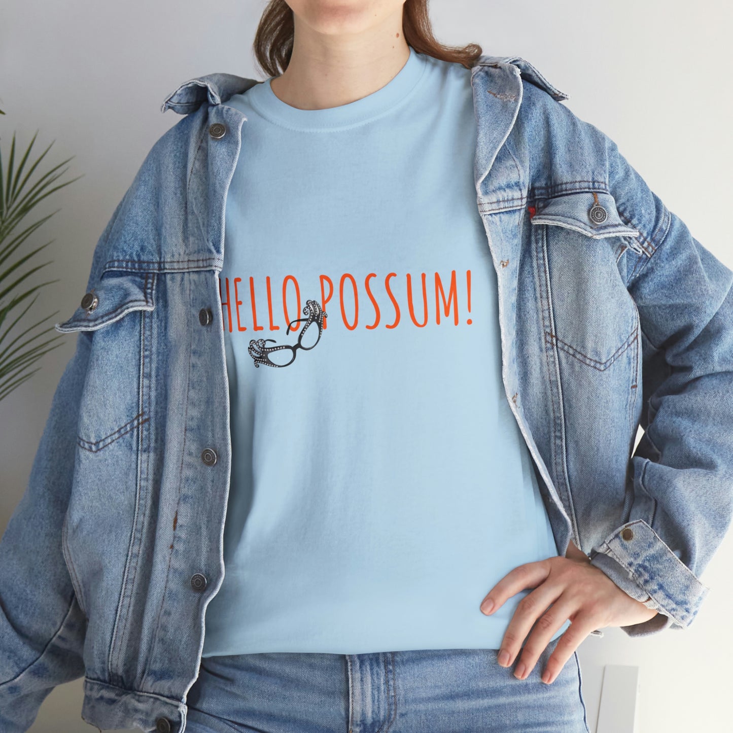 Dame Edna Everage inspired Unisex Cotton Tee. Tribute to the late Barry Humphries t shirt, Hello Possum!