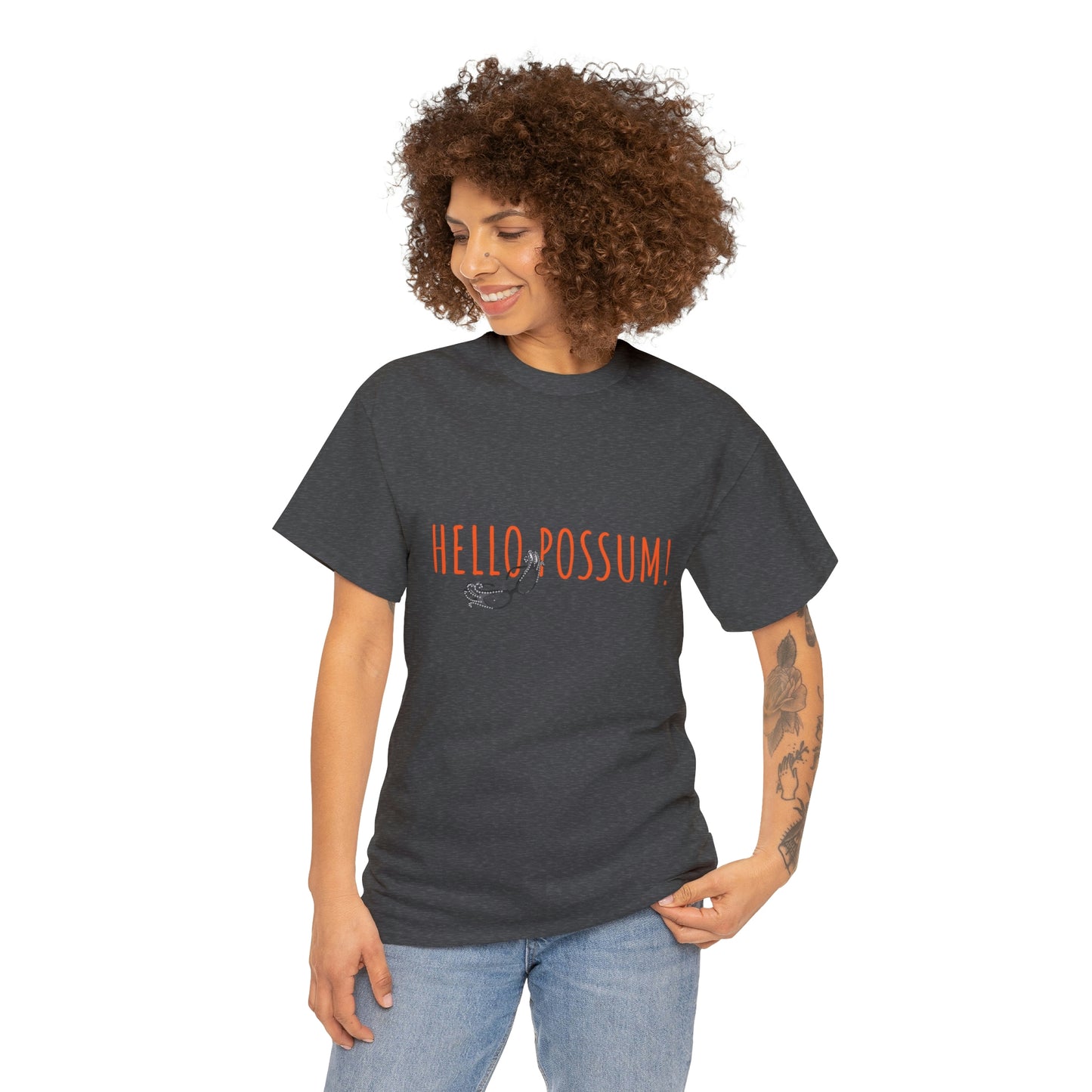 Dame Edna Everage inspired Unisex Cotton Tee. Tribute to the late Barry Humphries t shirt, Hello Possum!