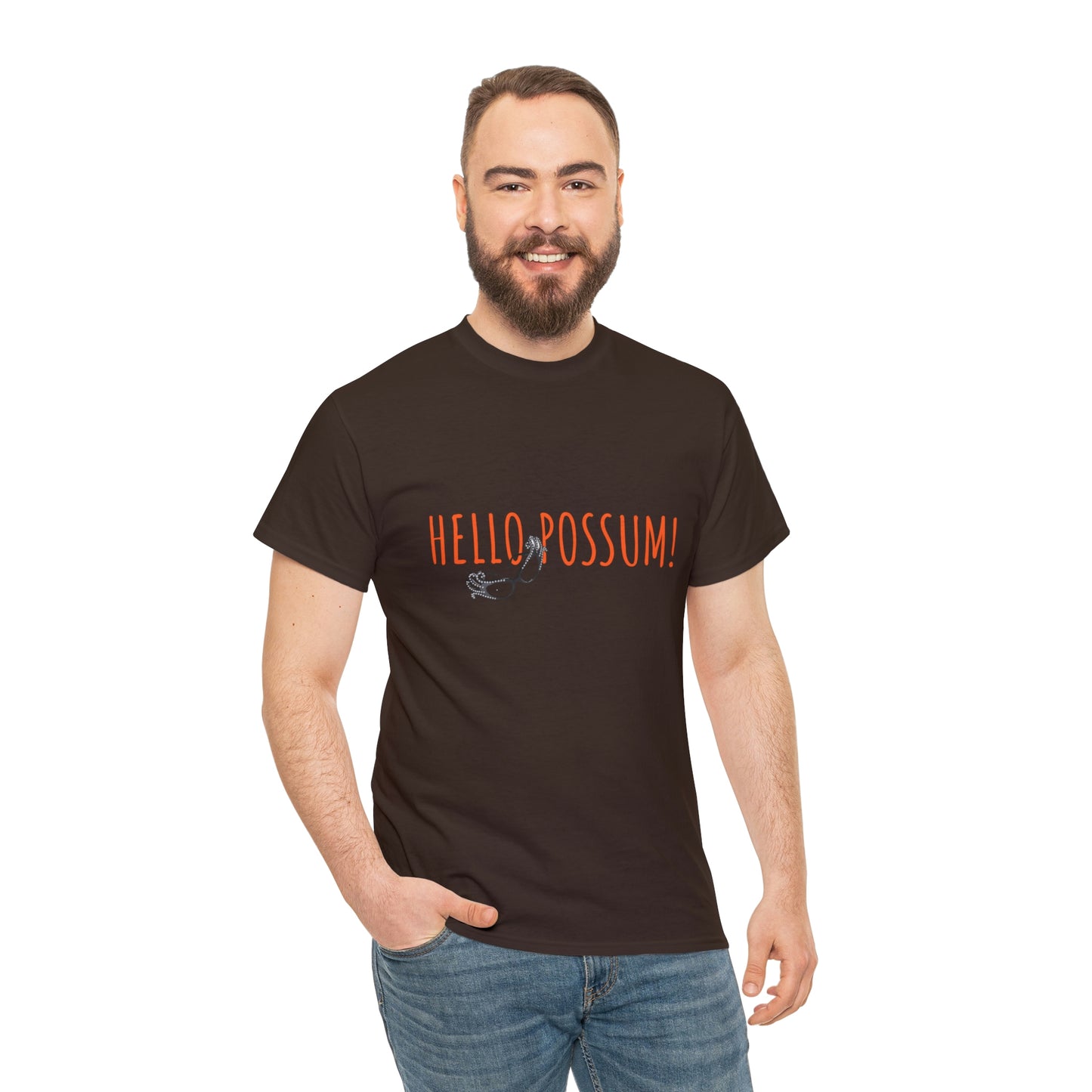 Dame Edna Everage inspired Unisex Cotton Tee. Tribute to the late Barry Humphries t shirt, Hello Possum!