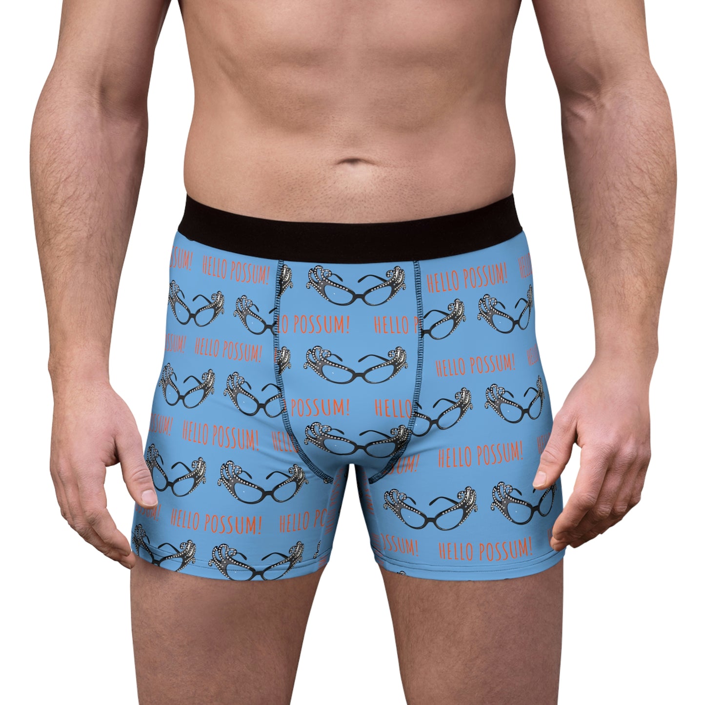 Dame Edna Men's Boxer Briefs. Tribute pair of underwear to the late Barry Humphries, Hello Possum!