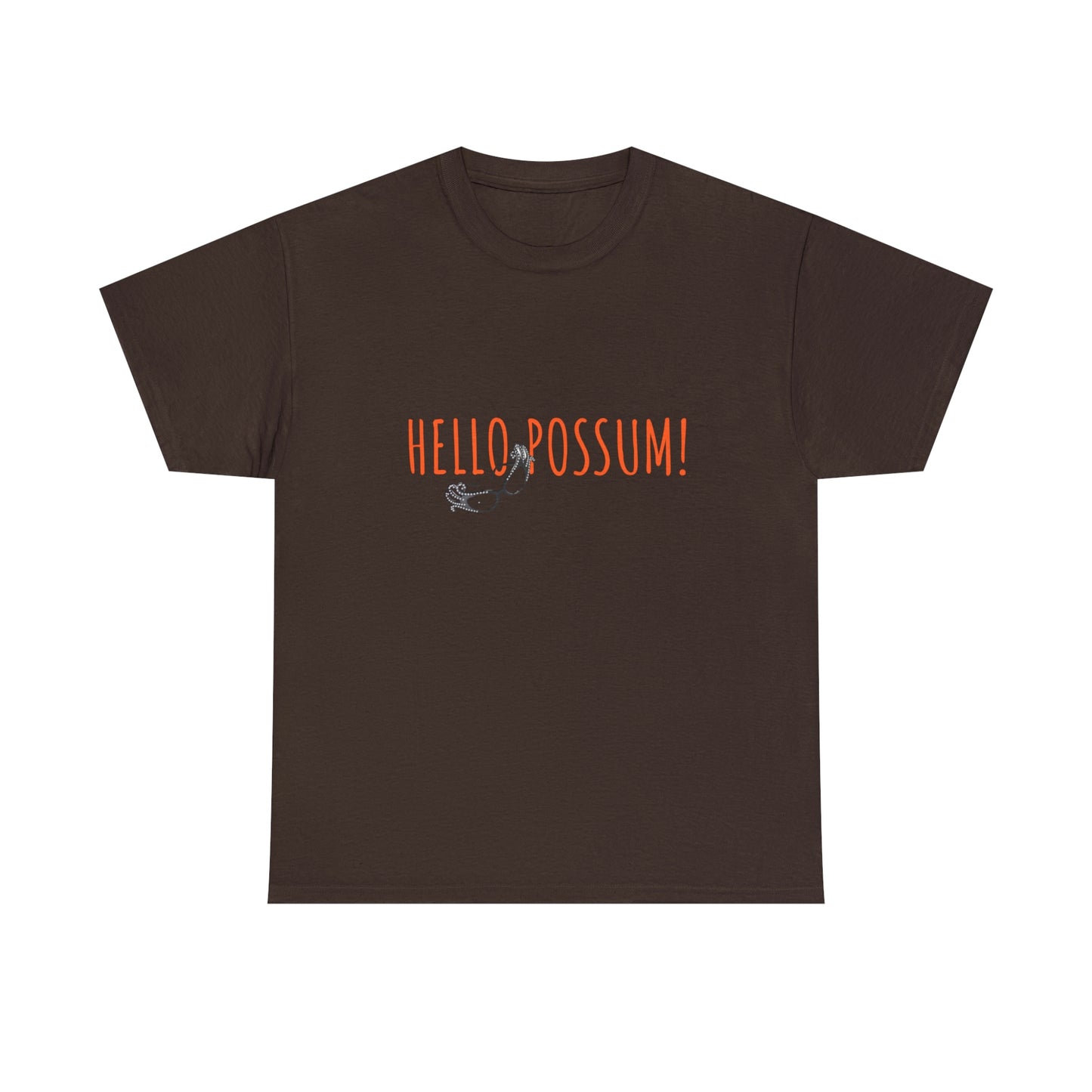 Dame Edna Everage inspired Unisex Cotton Tee. Tribute to the late Barry Humphries t shirt, Hello Possum!