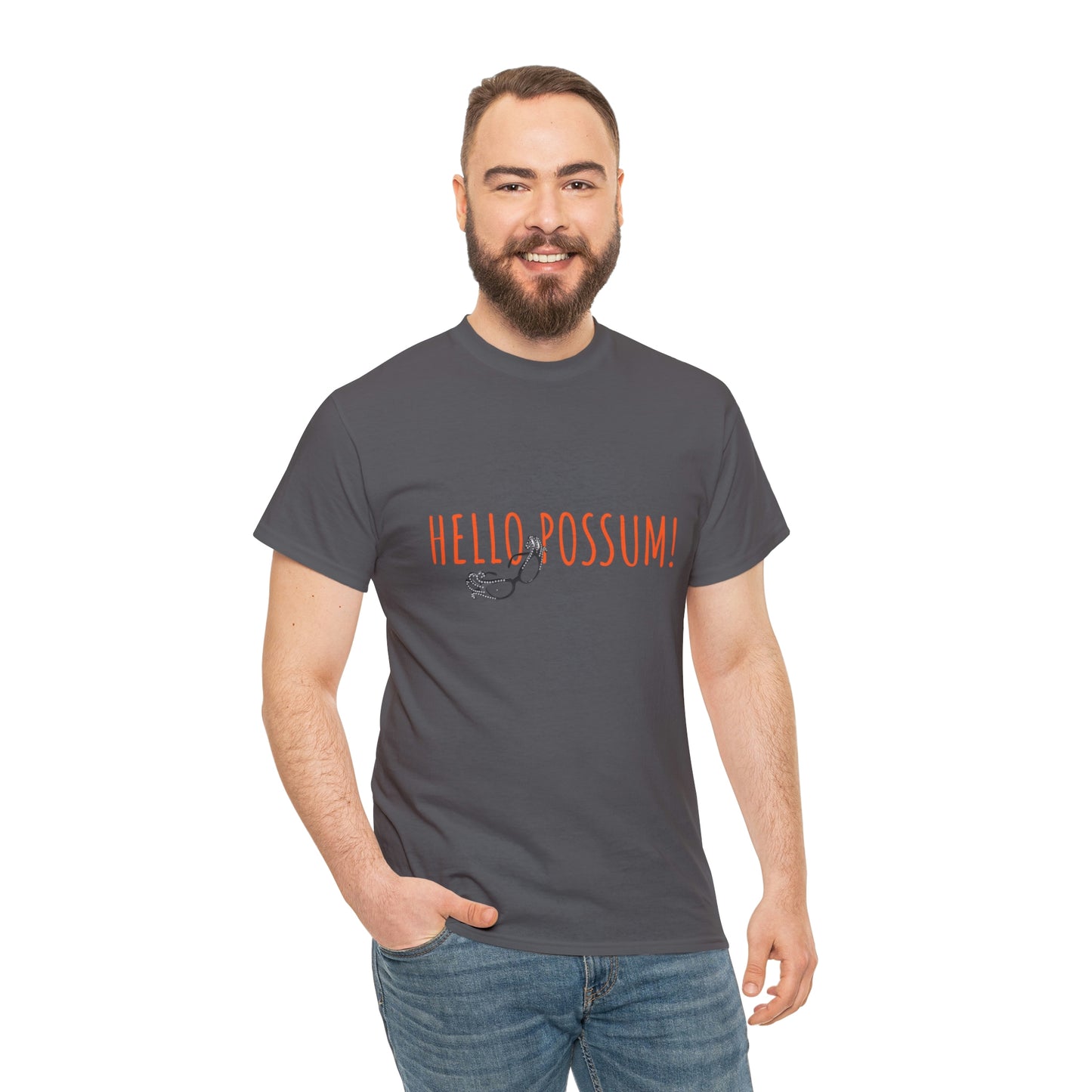 Dame Edna Everage inspired Unisex Cotton Tee. Tribute to the late Barry Humphries t shirt, Hello Possum!