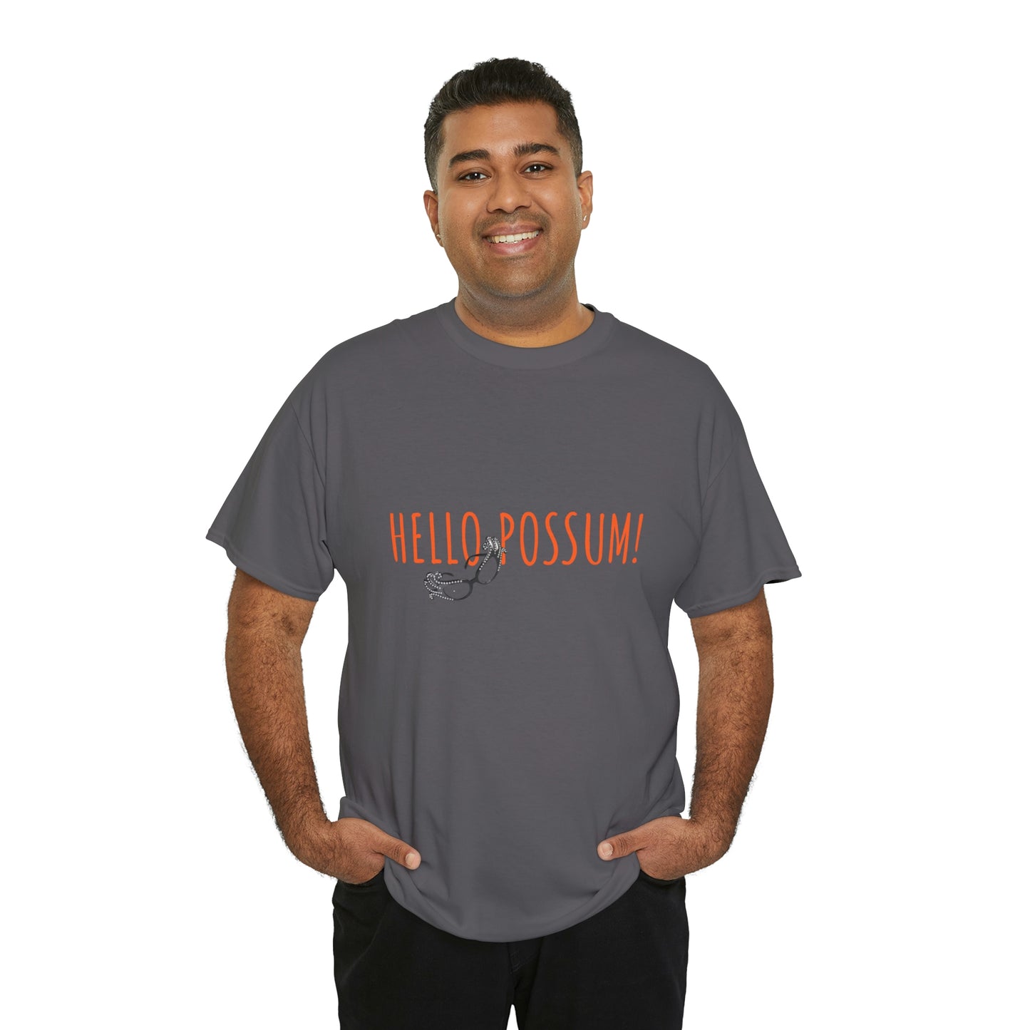 Dame Edna Everage inspired Unisex Cotton Tee. Tribute to the late Barry Humphries t shirt, Hello Possum!