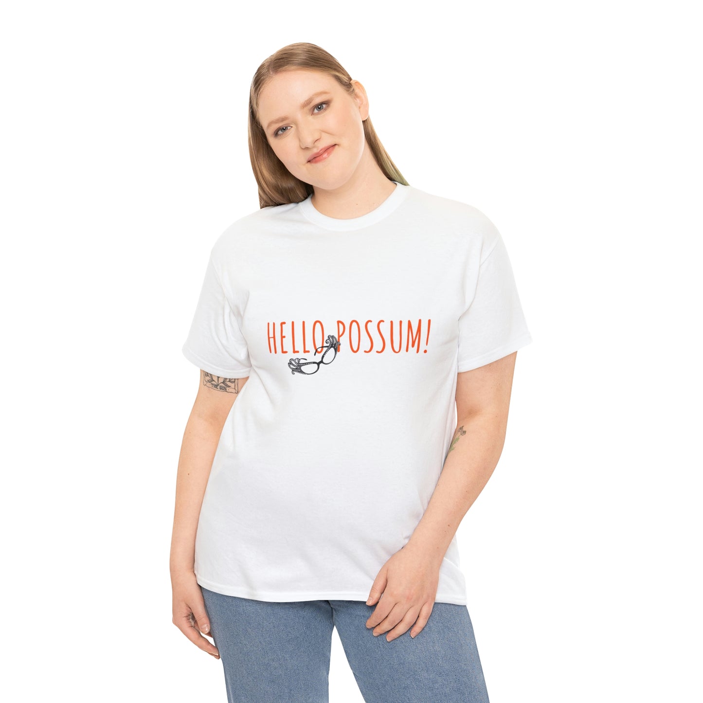 Dame Edna Everage inspired Unisex Cotton Tee. Tribute to the late Barry Humphries t shirt, Hello Possum!