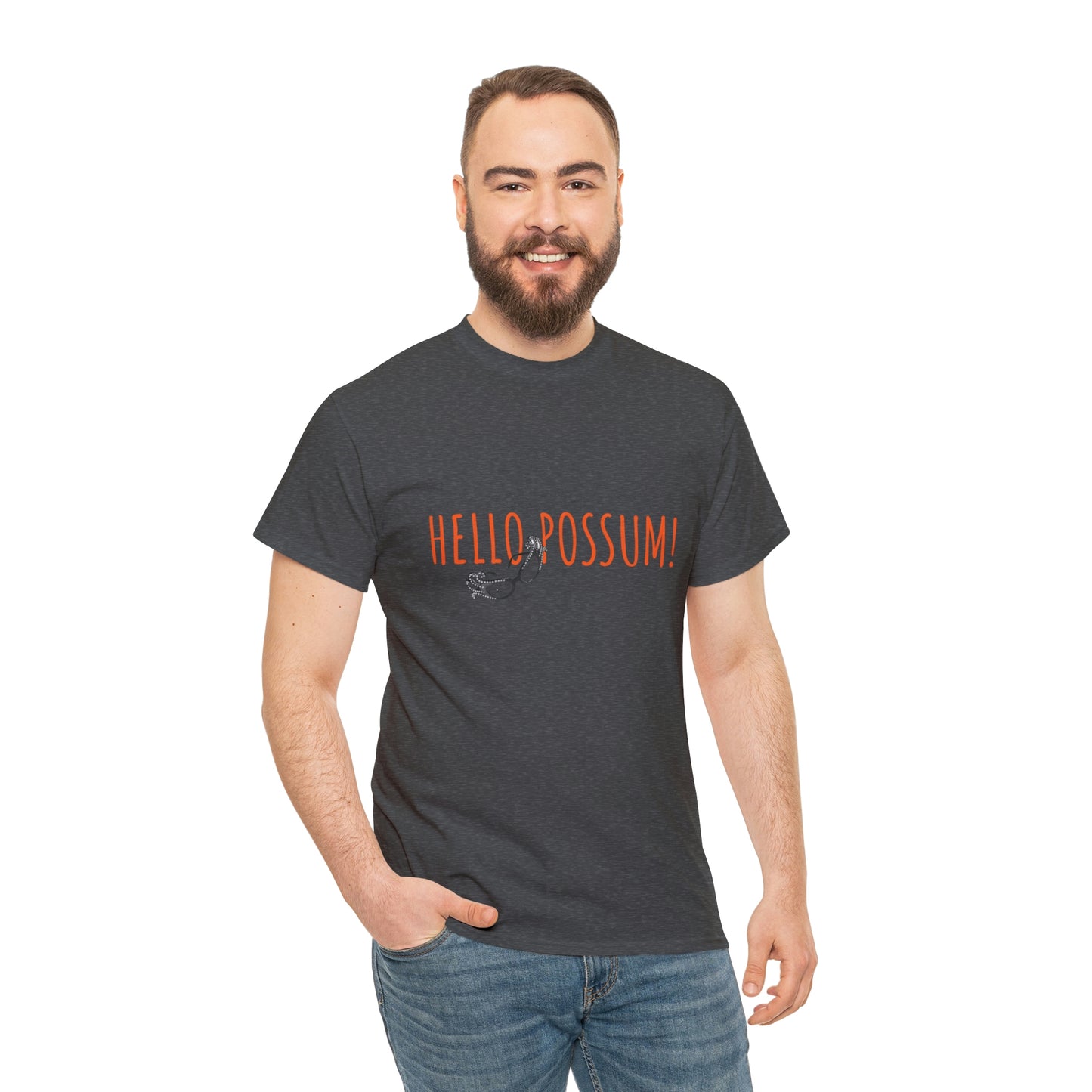 Dame Edna Everage inspired Unisex Cotton Tee. Tribute to the late Barry Humphries t shirt, Hello Possum!