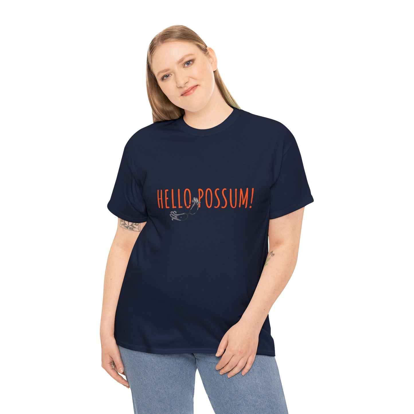 Dame Edna Everage inspired Unisex Cotton Tee. Tribute to the late Barry Humphries t shirt, Hello Possum!